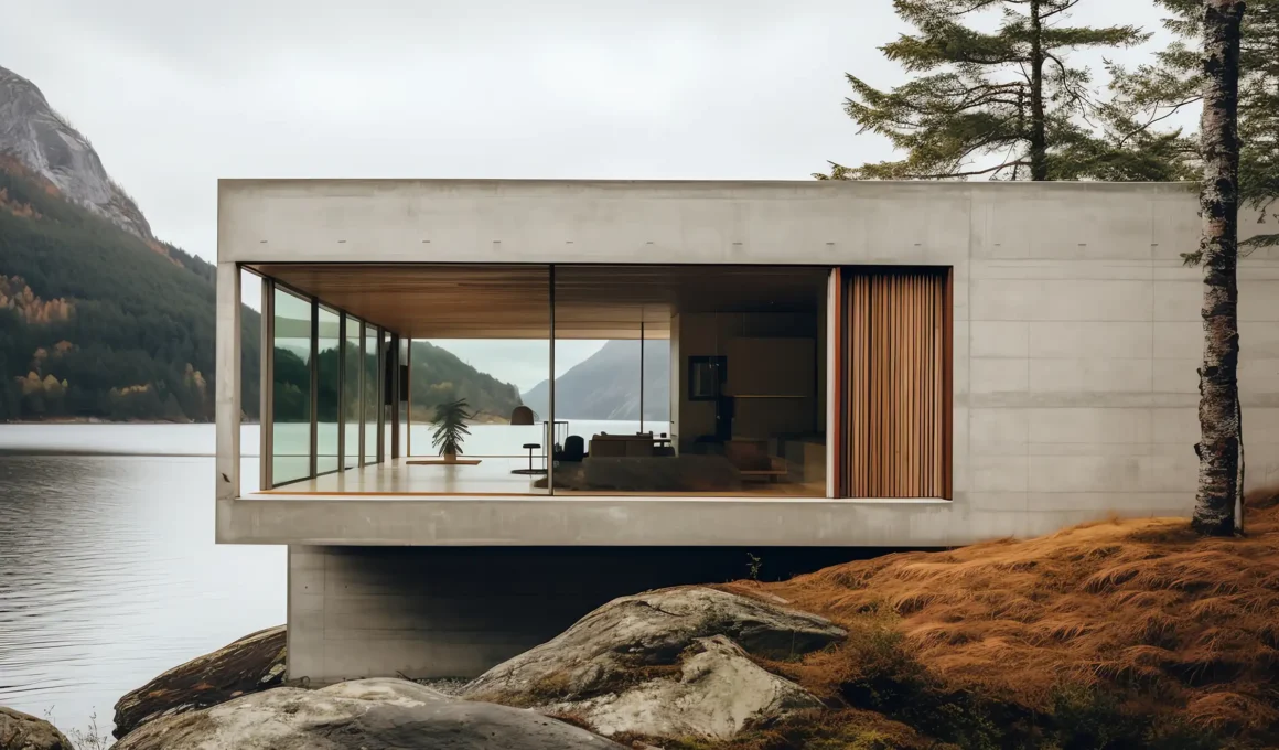 Exterior Design Tips for Your Lake House in the Woods