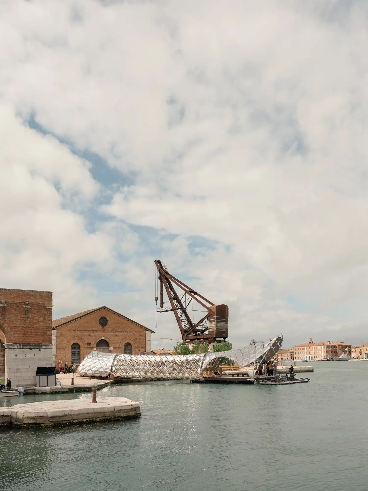 Gateway to Venice’s Waterway: Norman Foster & Porsche at Biennale 2025