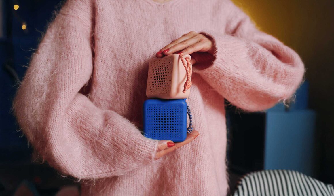IKEA and Teklan Reimagine Home Electronics with Bold, Colourful Bluetooth Speakers