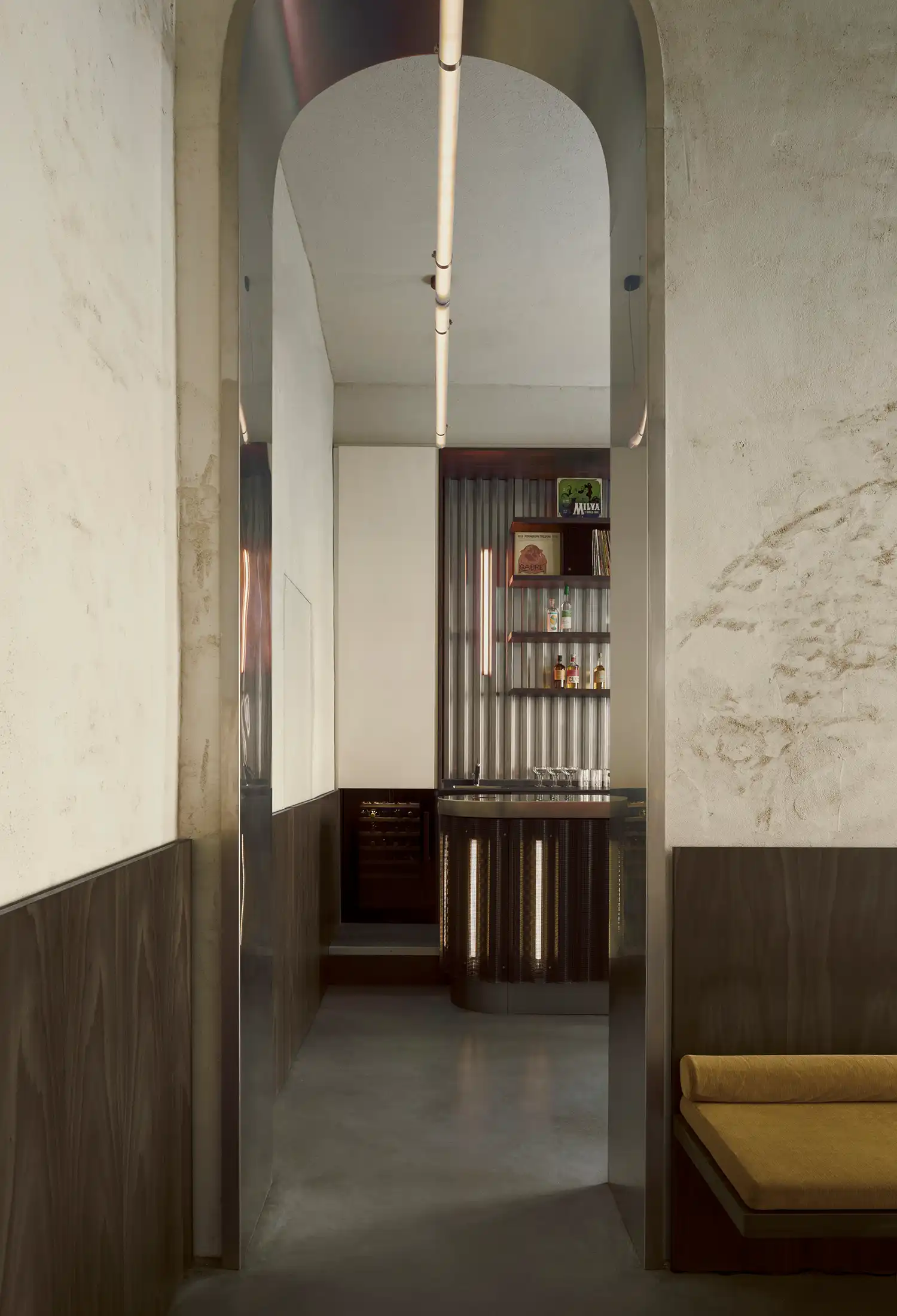 Onda Listening Bar in Milan Blends Industrial Design with High-Fidelity Sound