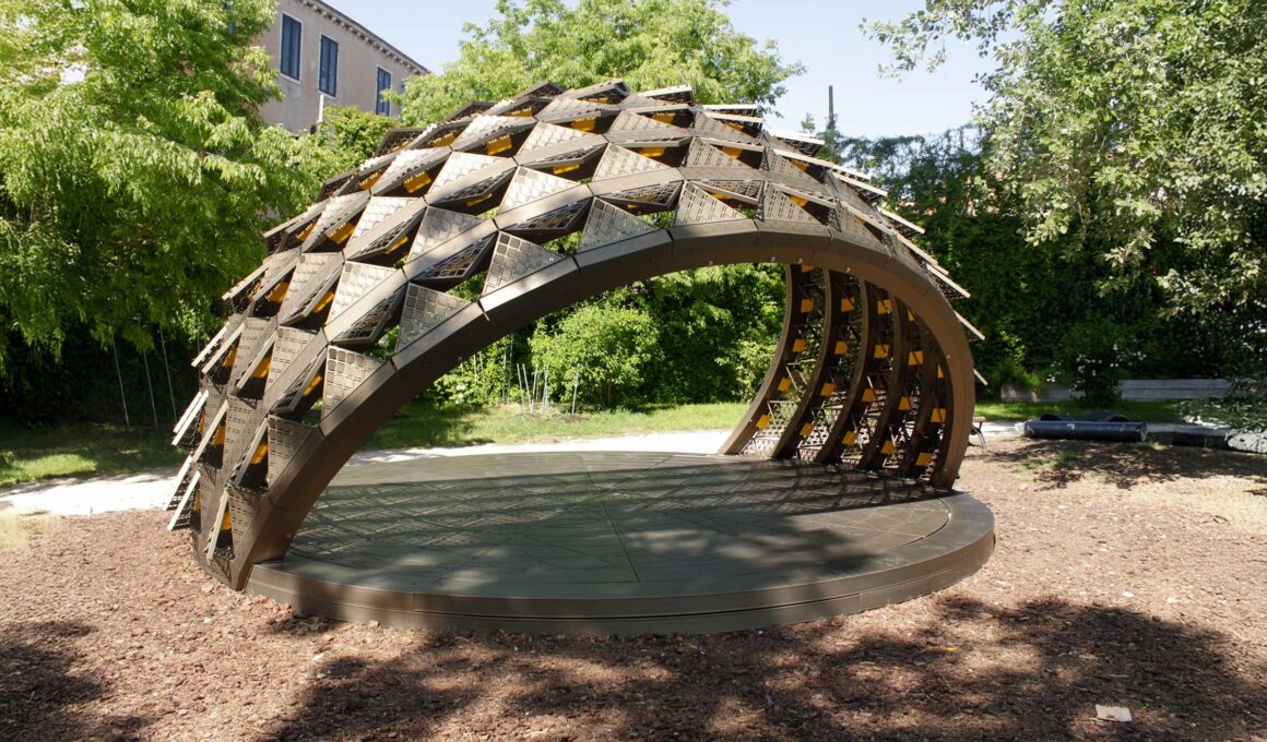 SOMBRA Pavilion by MVRDV: Kinetic Solar Shade at Venice Biennale 2025