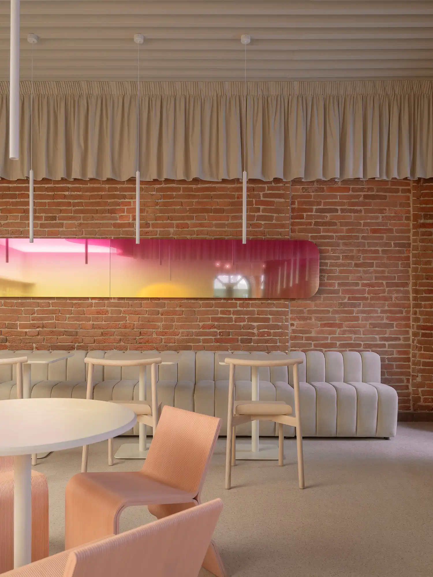 Vokrug Podrug: Pink Concept Store & Café by Quadrum Studio in Penza 