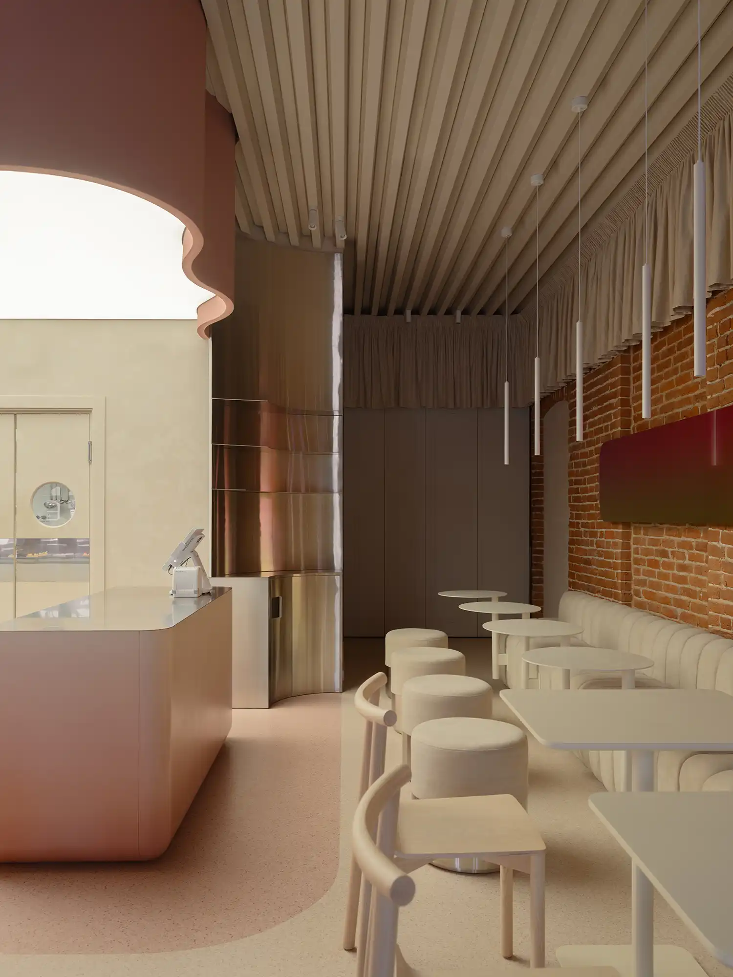 Vokrug Podrug: Pink Concept Store & Café by Quadrum Studio in Penza 