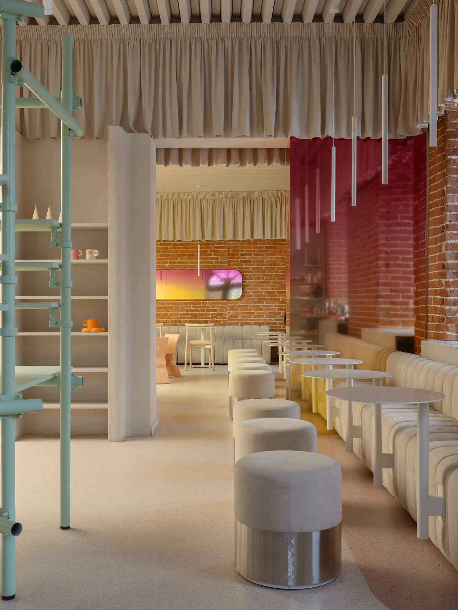 Vokrug Podrug: Pink Concept Store & Café by Quadrum Studio in Penza 