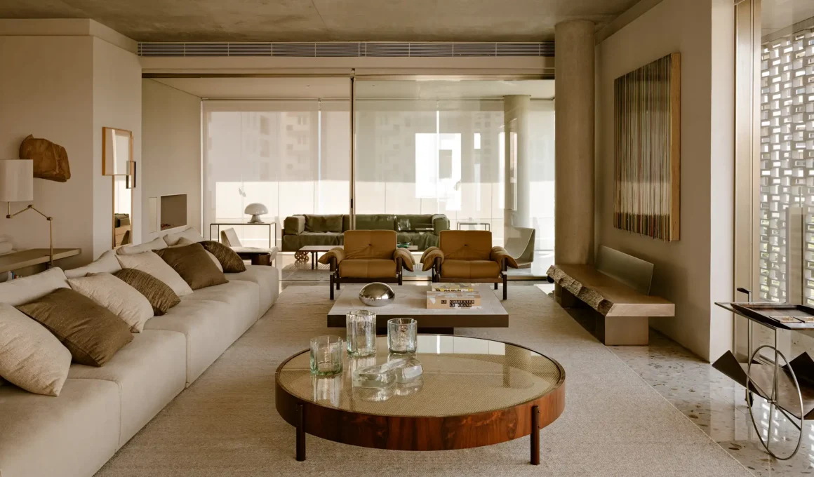 Seamless Sophistication: Arthur Casas Designs São Paulo Apartment as Fluid Art Sanctuary