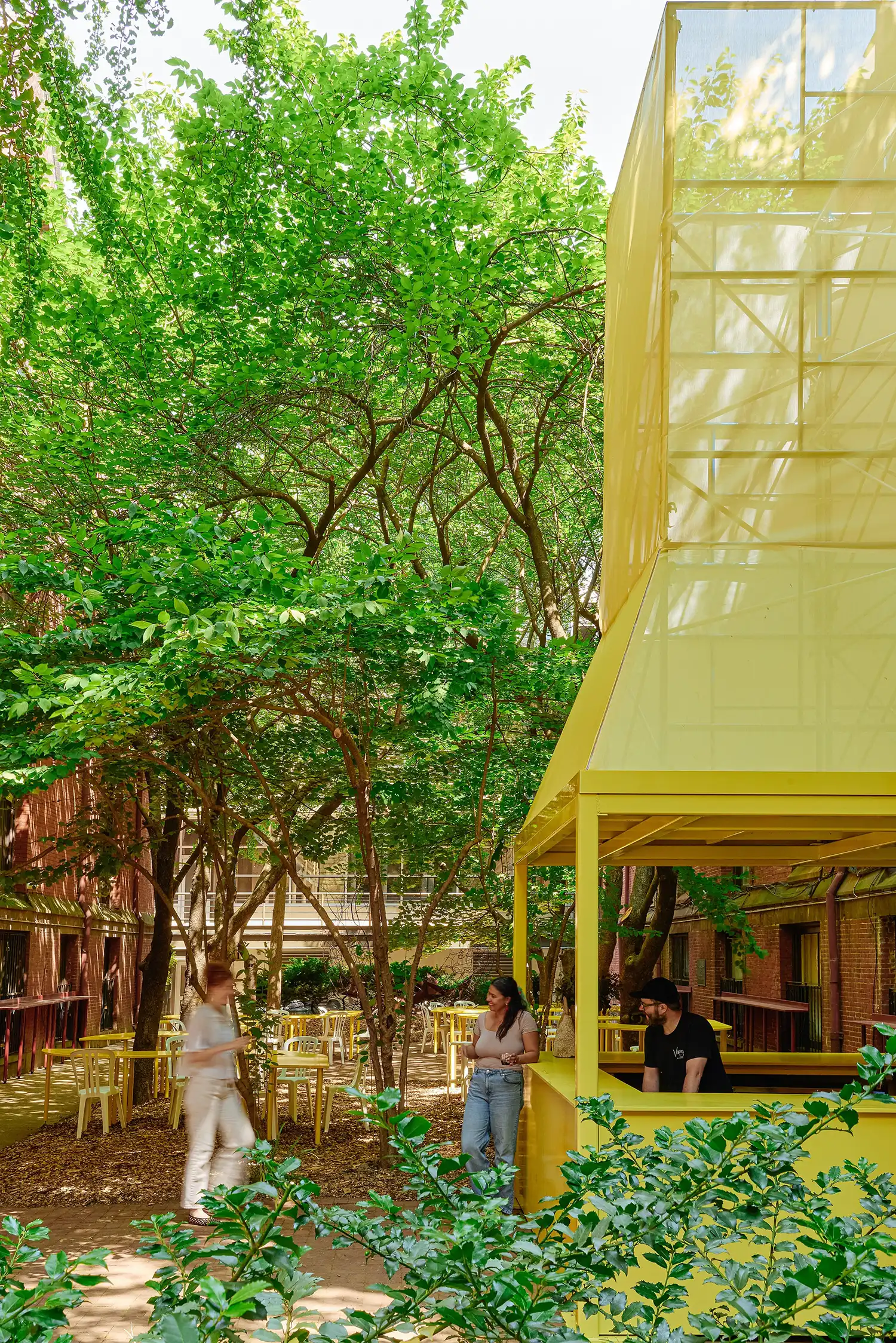 Frankie's Summer Club: Louis Kahn-Inspired Pop-Up Bar, Philadelphia