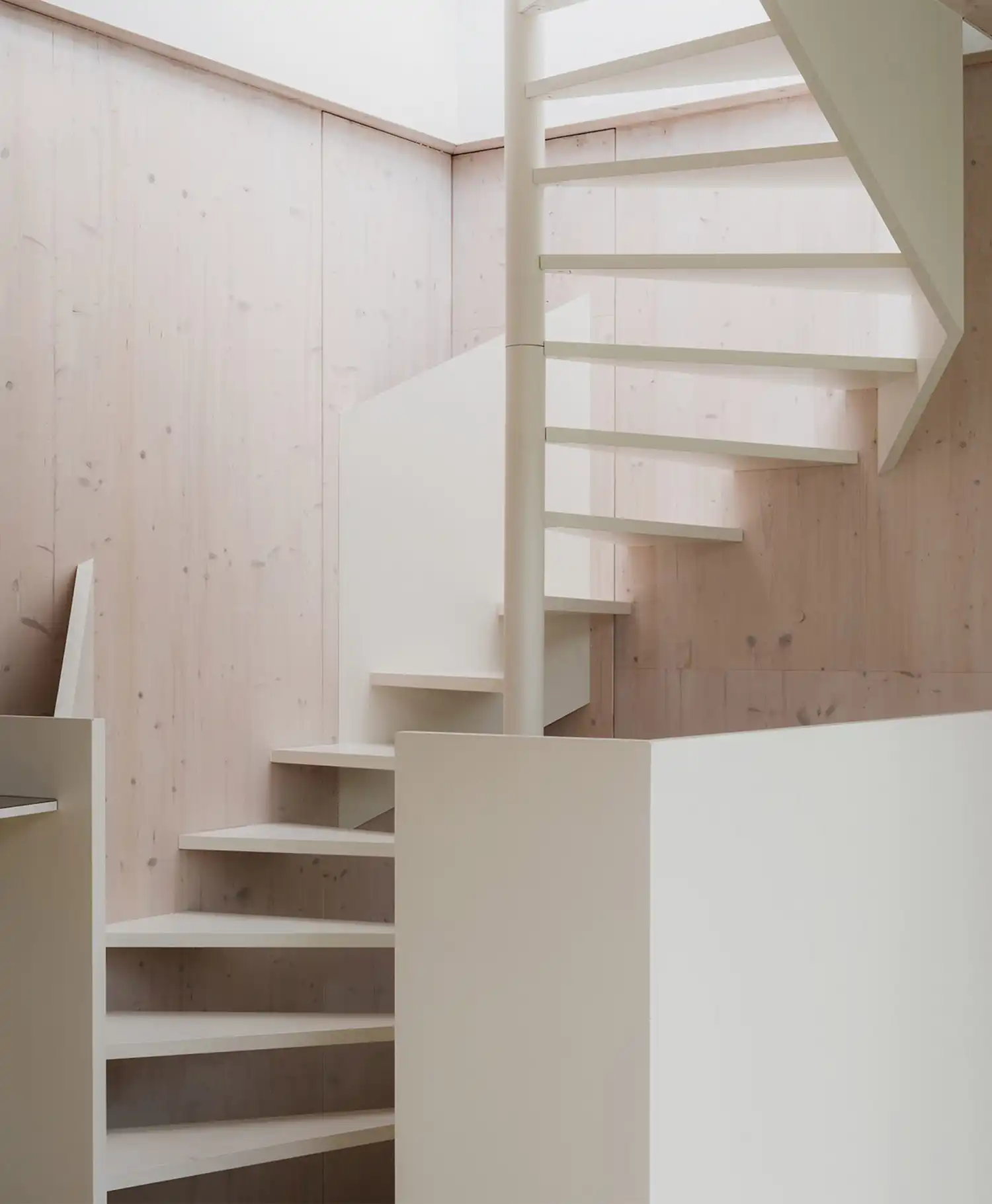 Glass Brick House in Ghent by Delmulle Delmulle | CLT Construction & Double Façade