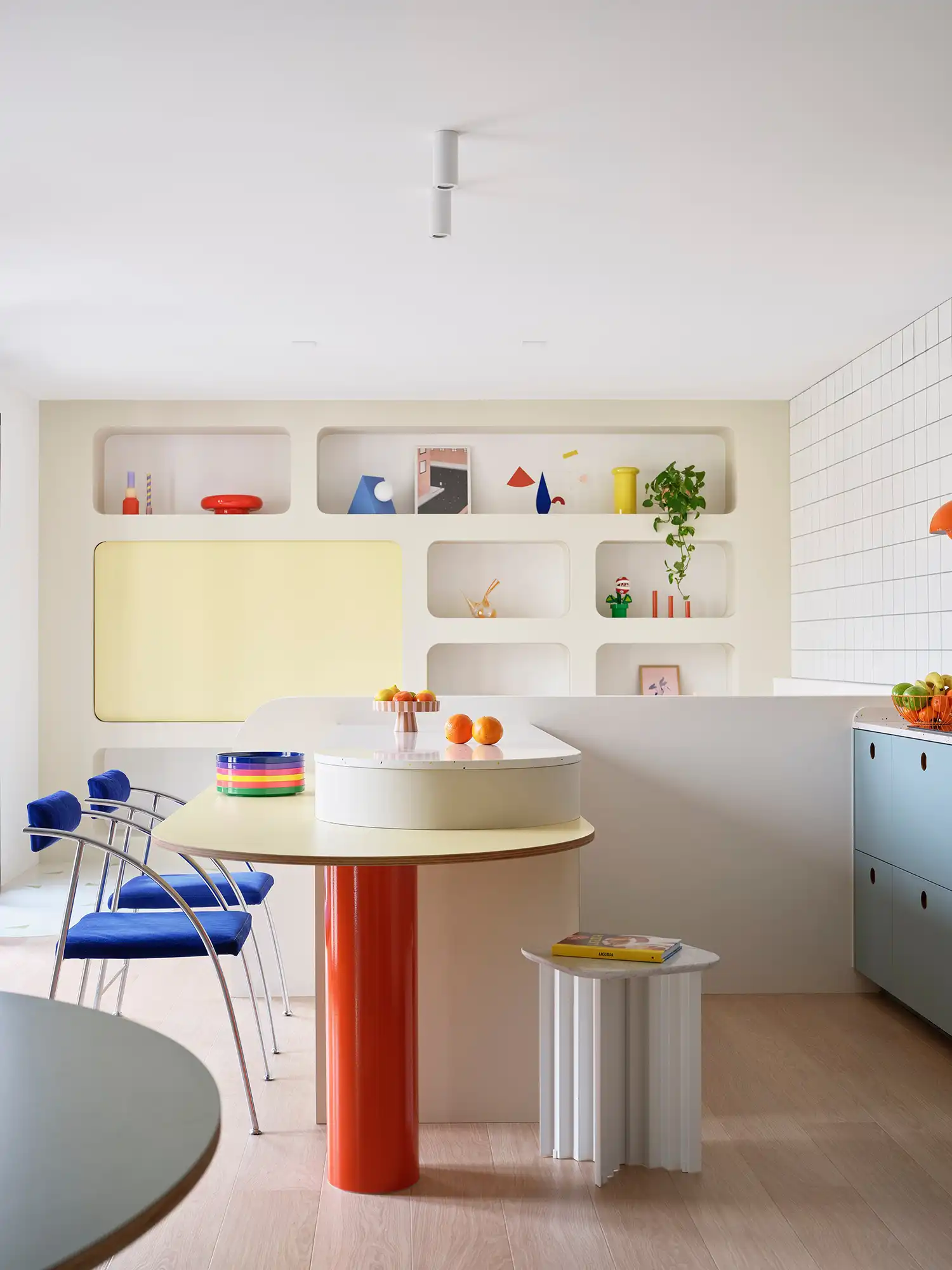 Barcelona's Neptù Apartment Transformed into a Vibrant Family Oasis by ITS NOT A STUDIO