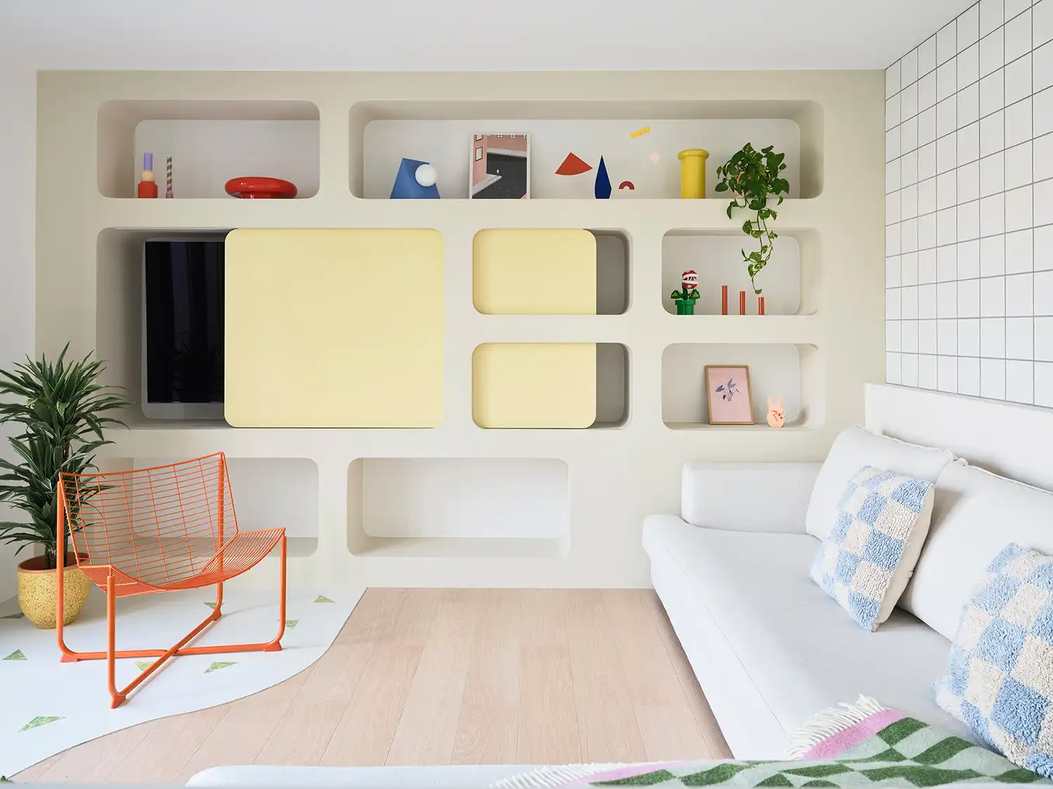 Barcelona's Neptù Apartment Transformed into a Vibrant Family Oasis by ITS NOT A STUDIO
