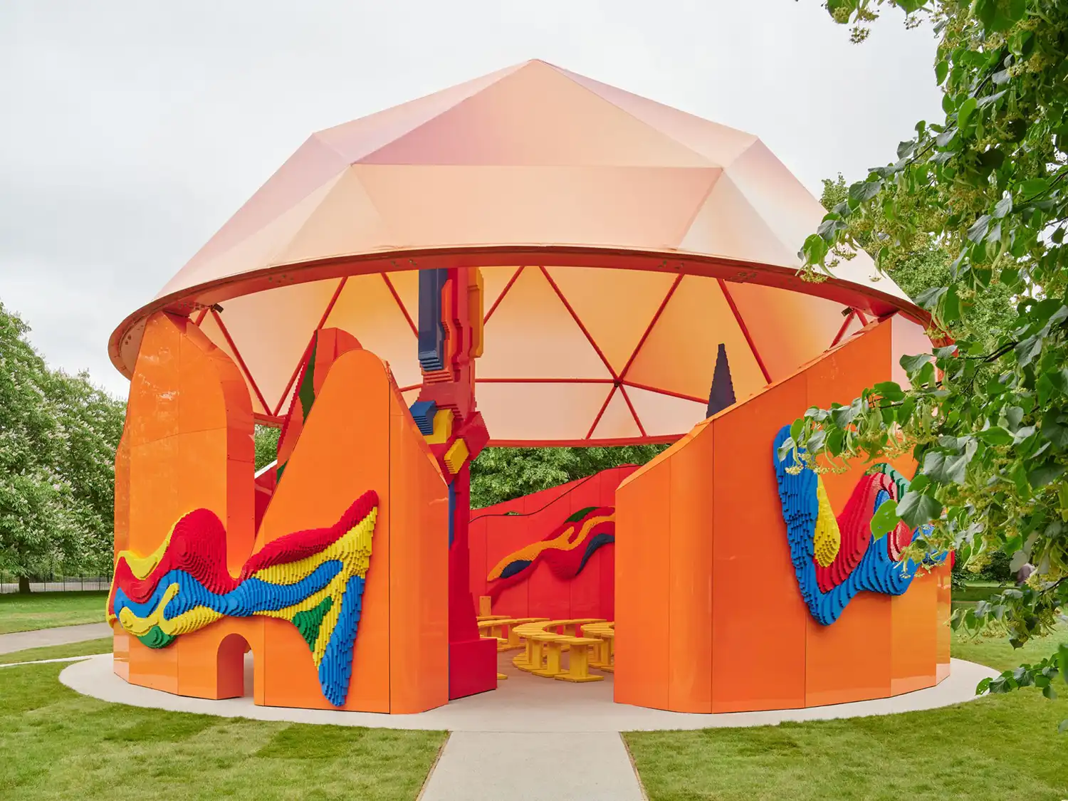 Serpentine and LEGO Group Launch Whimsical Play Pavilion by Visionary Sir Peter Cook in London’s Kensington Gardens