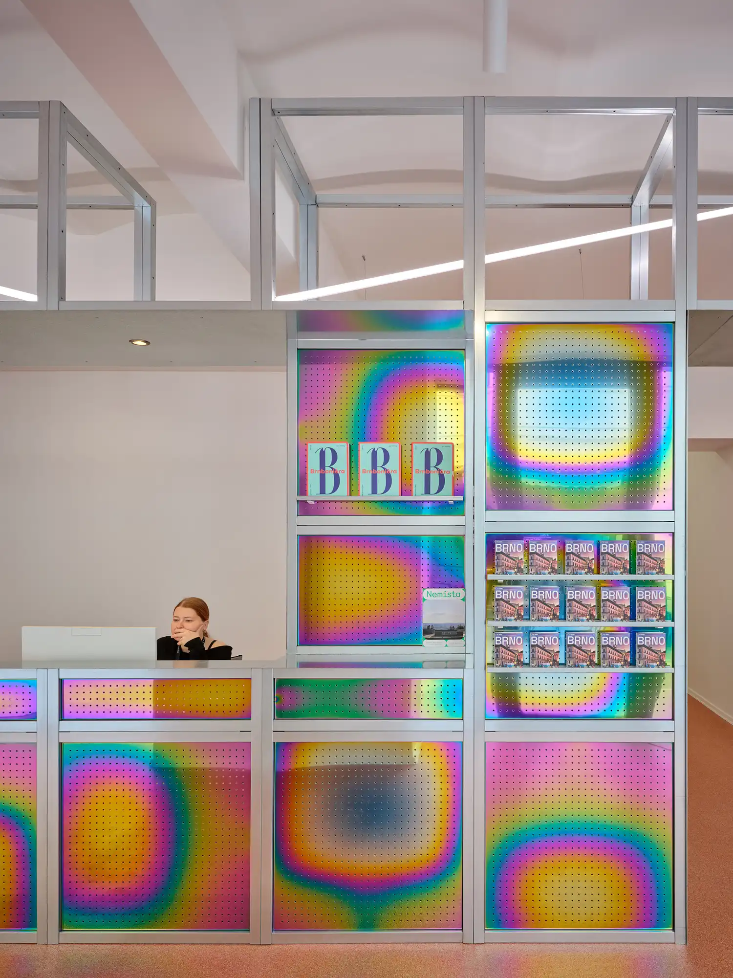 KOGAA Transforms Brno Storefront into Civic Catalyst with Shimmering Tourist Hub