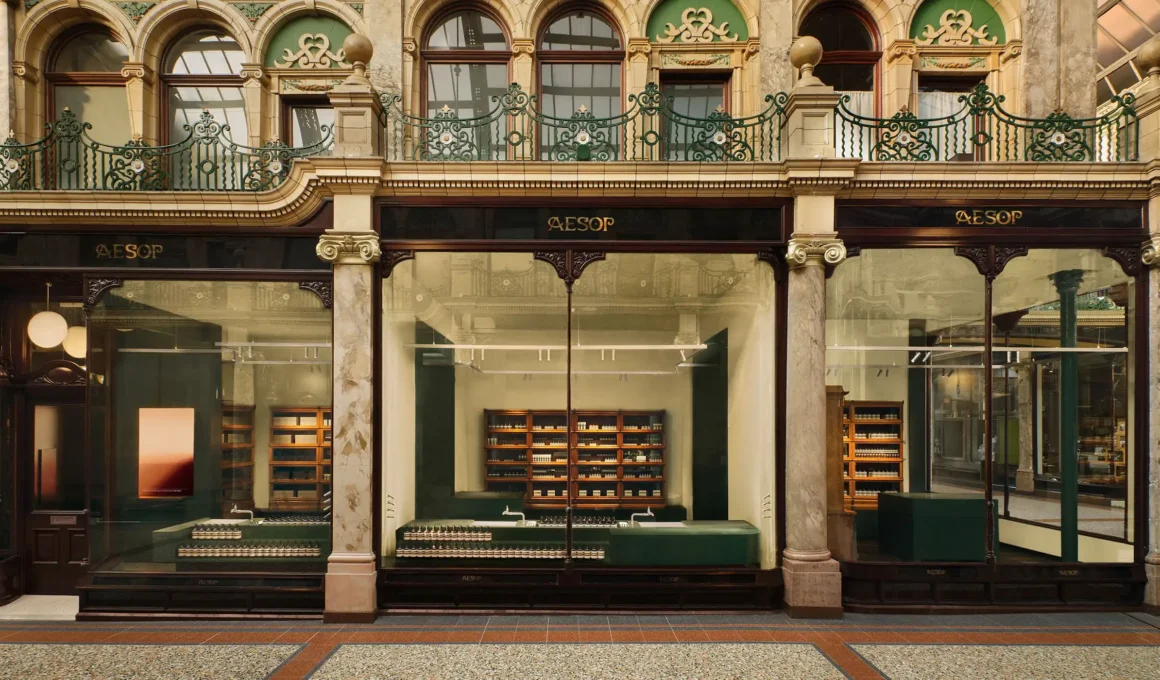 Aesop Leeds Store: Victorian Bathroom Design in County Arcade