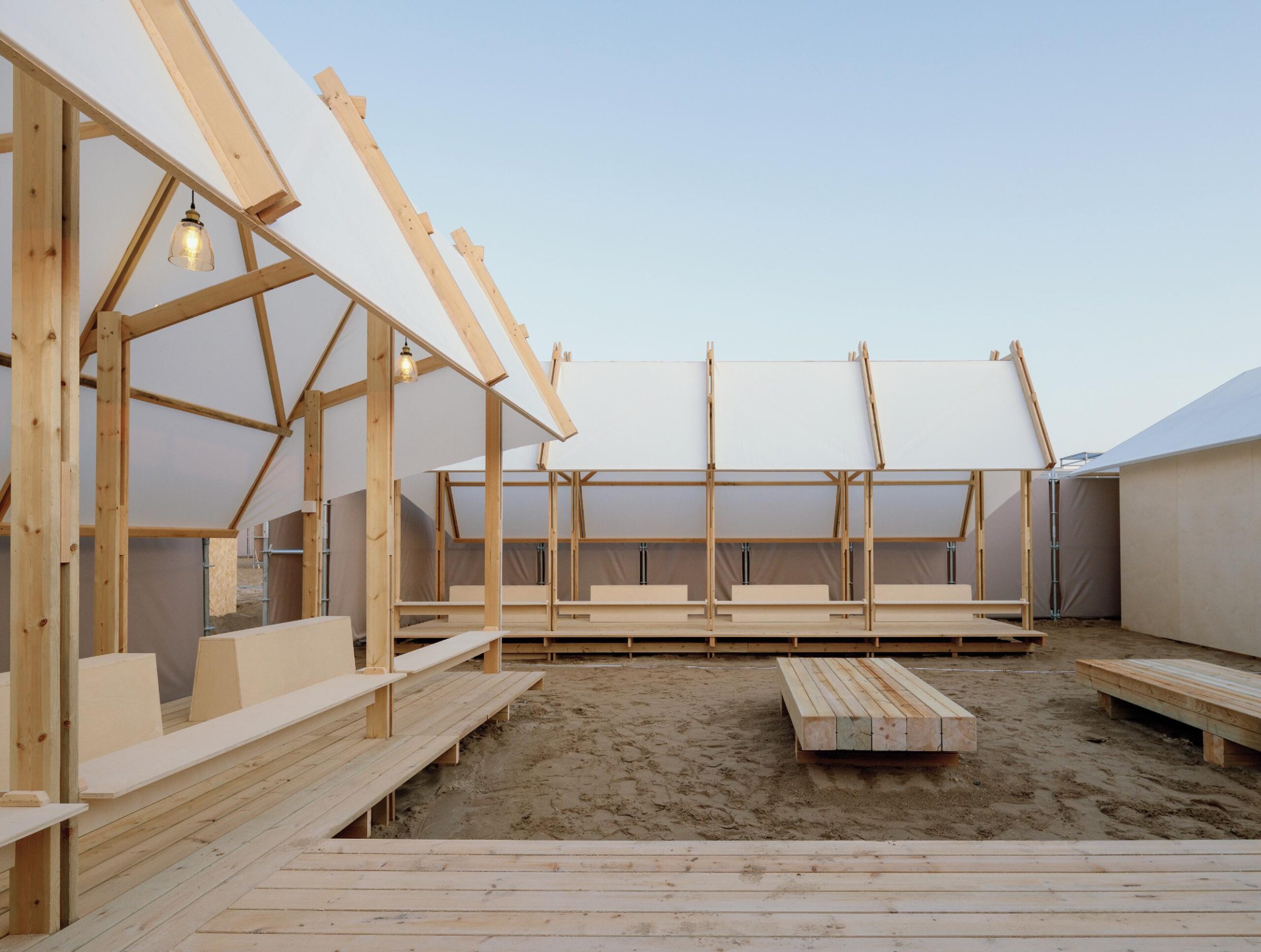 Under the Same Eaves by Atelier Heimat | Modular Baijiu Pavilion at Aranya Theatre Festival 2025