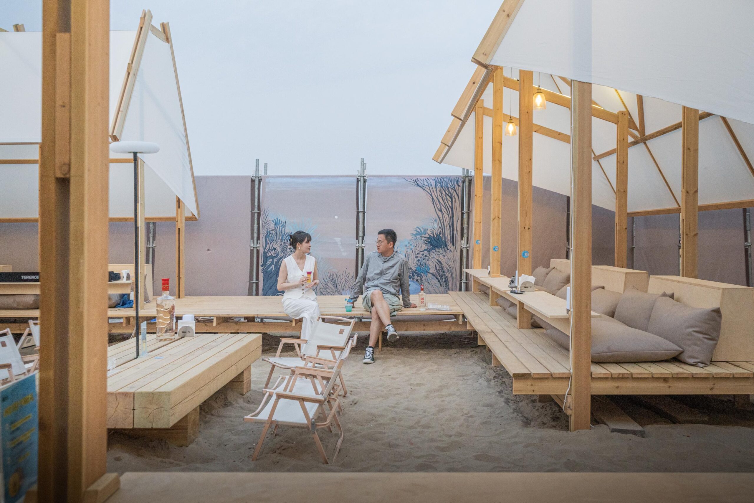 Under the Same Eaves by Atelier Heimat | Modular Baijiu Pavilion at Aranya Theatre Festival 2025