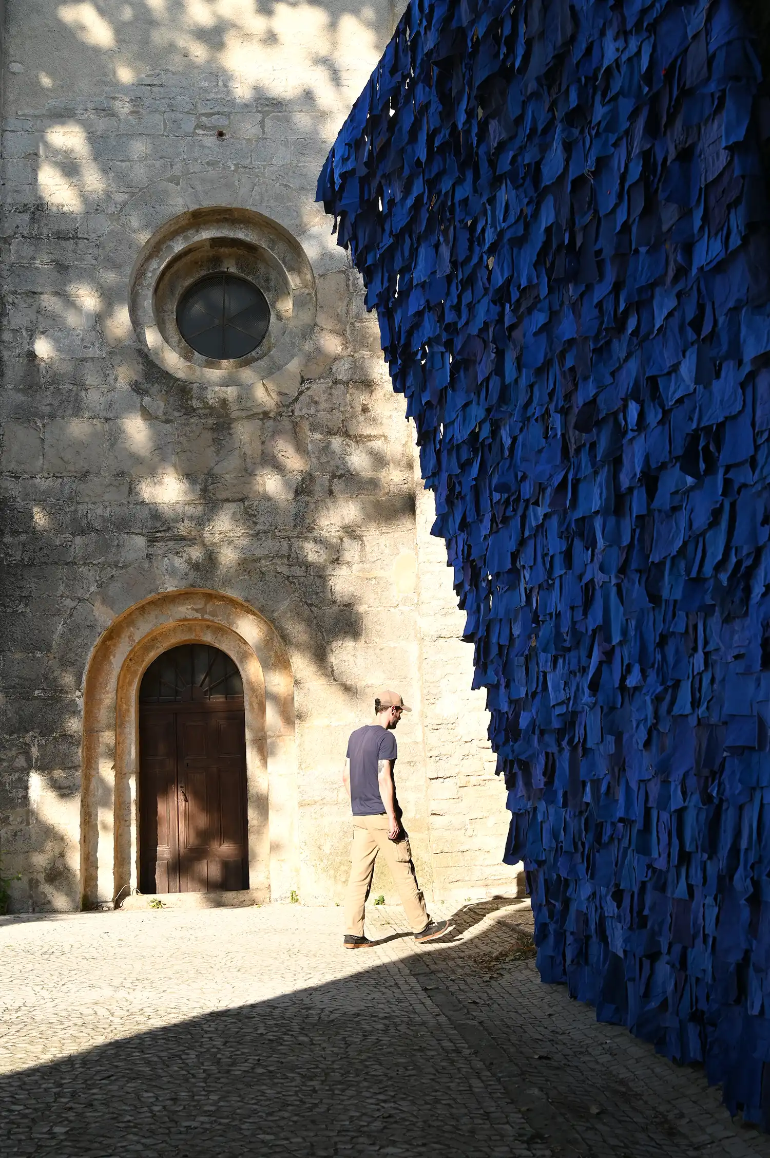 Atelier YokYok: PatchWork Textile Installation at Grand Pic Saint Loup