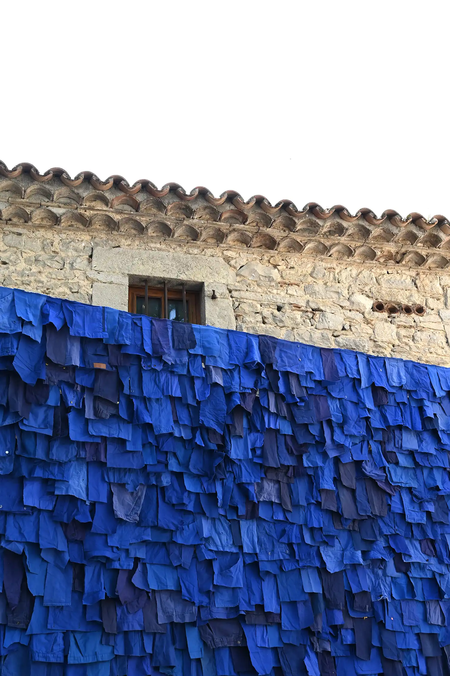 Atelier YokYok: PatchWork Textile Installation at Grand Pic Saint Loup
