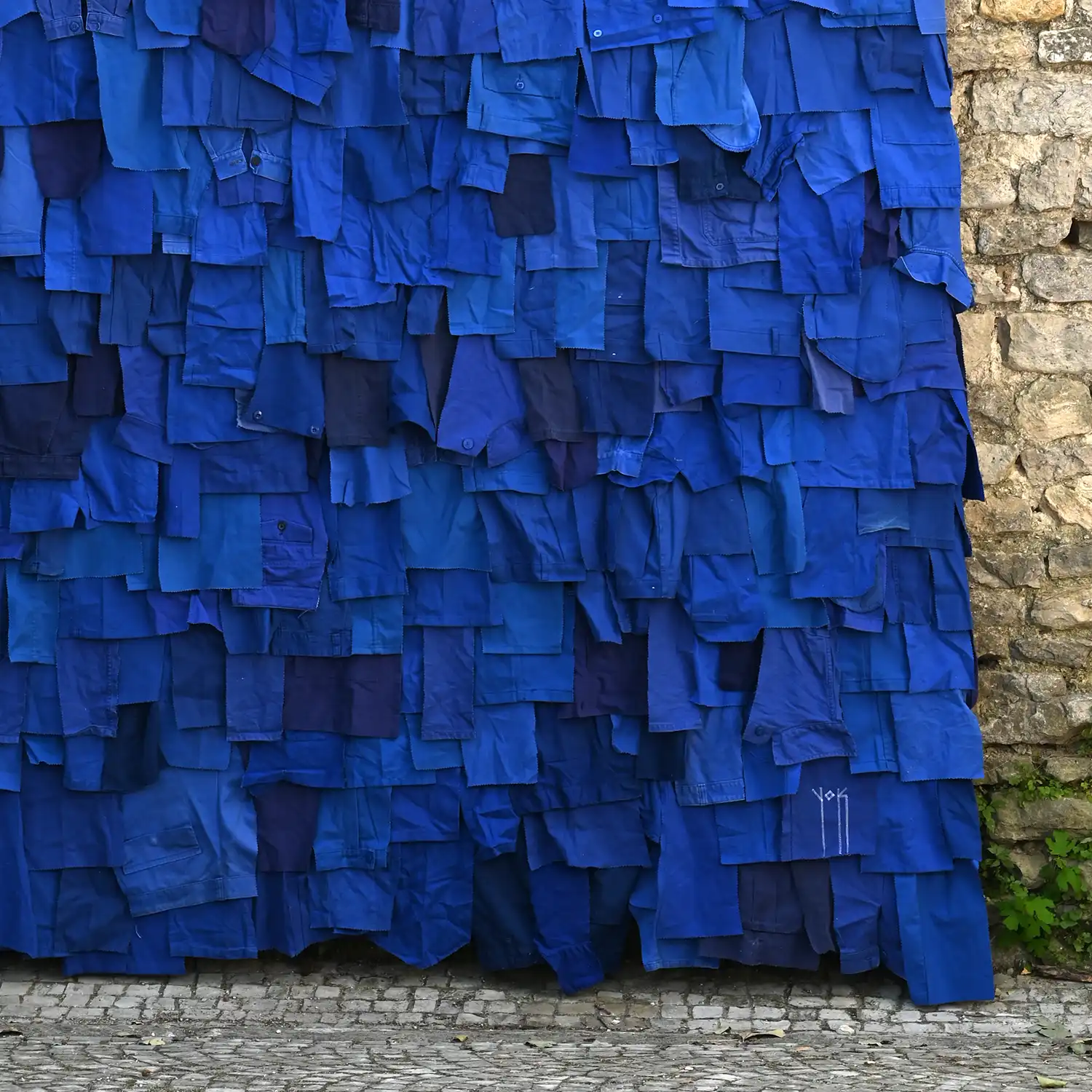 Atelier YokYok: PatchWork Textile Installation at Grand Pic Saint Loup