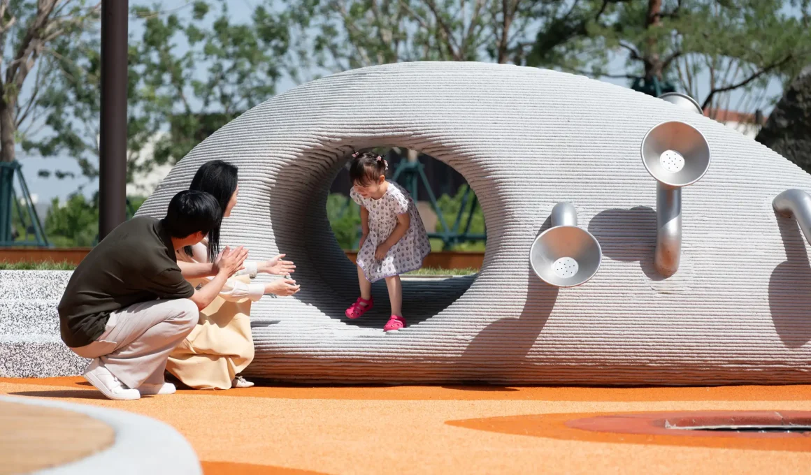Boulder Park: Ji'nan's 3D Concrete Printed Playground | XISUI Design