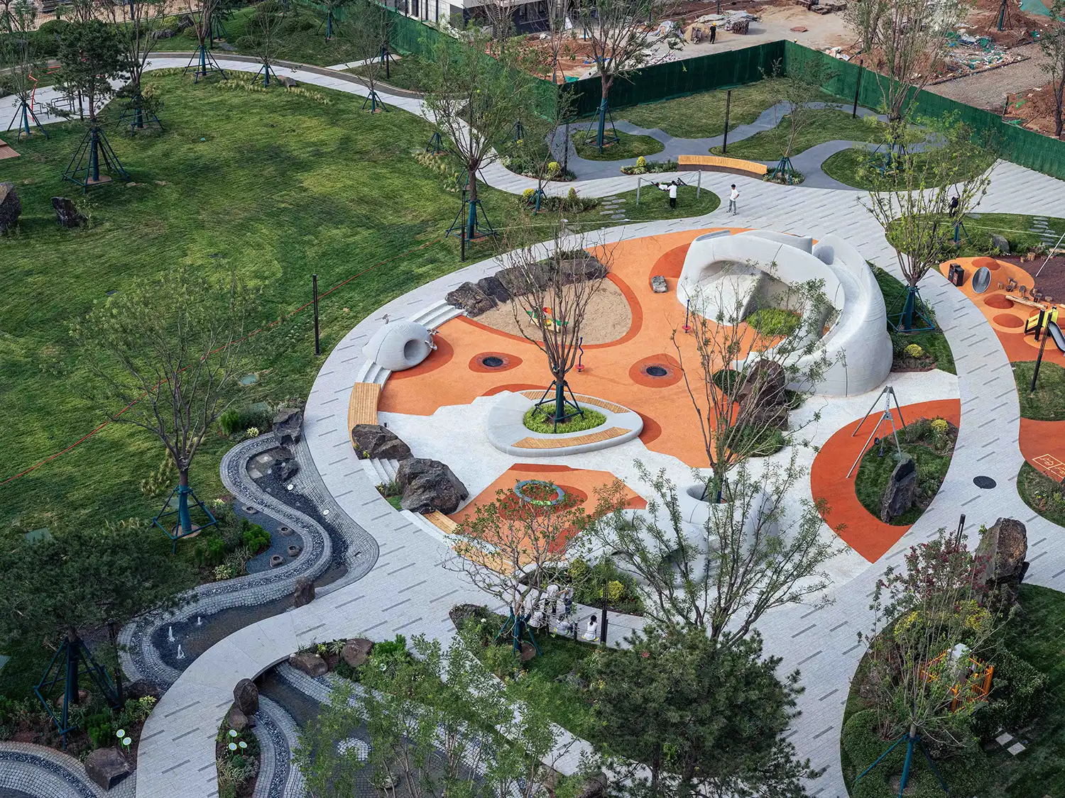Boulder Park: Ji'nan's 3D Concrete Printed Playground | XISUI Design