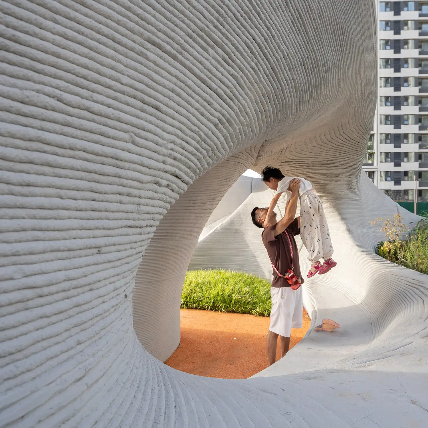 Boulder Park: Ji'nan's 3D Concrete Printed Playground | XISUI Desig