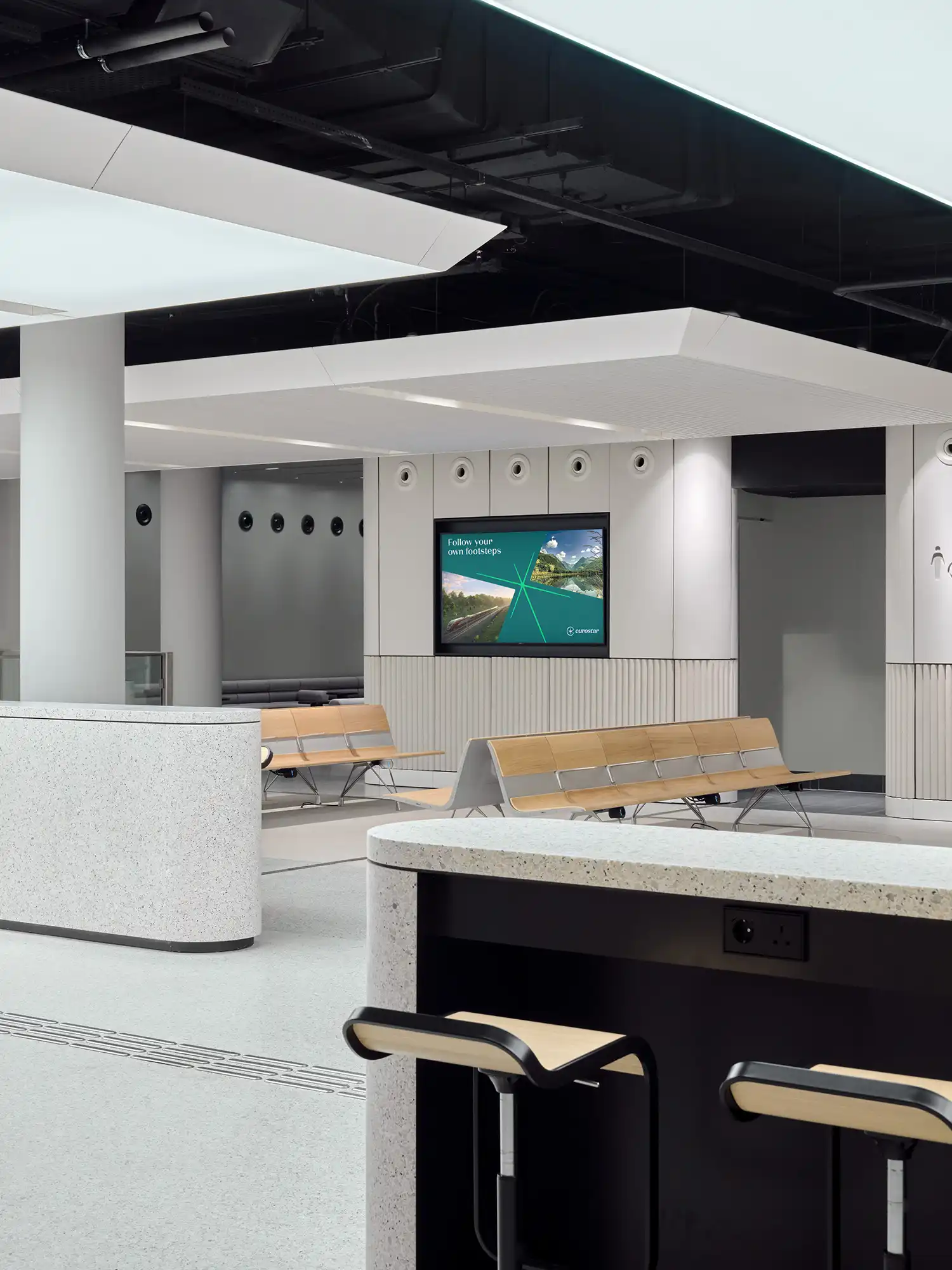 Eurostar UK Terminal Amsterdam: Sustainable Border Design by ZJA & Superimpose