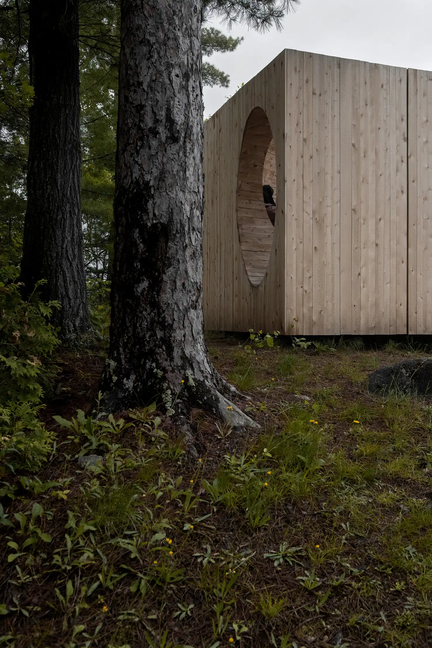 Faire le Vide: Luca Fortin's Canoe-Access Art in Poisson Blanc Park 