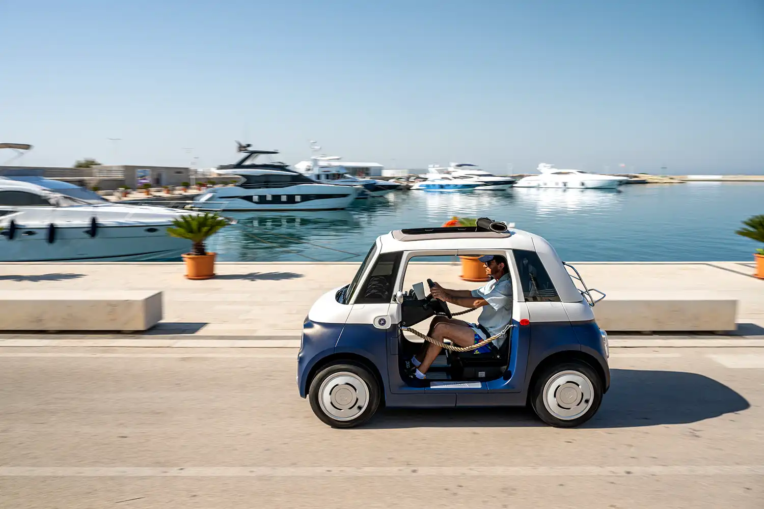 FIAT and Vilebrequin Craft the Ultimate Electric Summer Toy