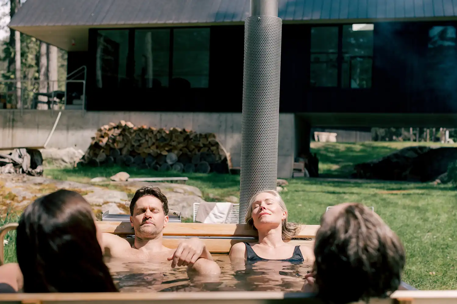 GOODLAND Group Wood Burning Hot Tub | Canadian-Made, Off-Grid Soaking 