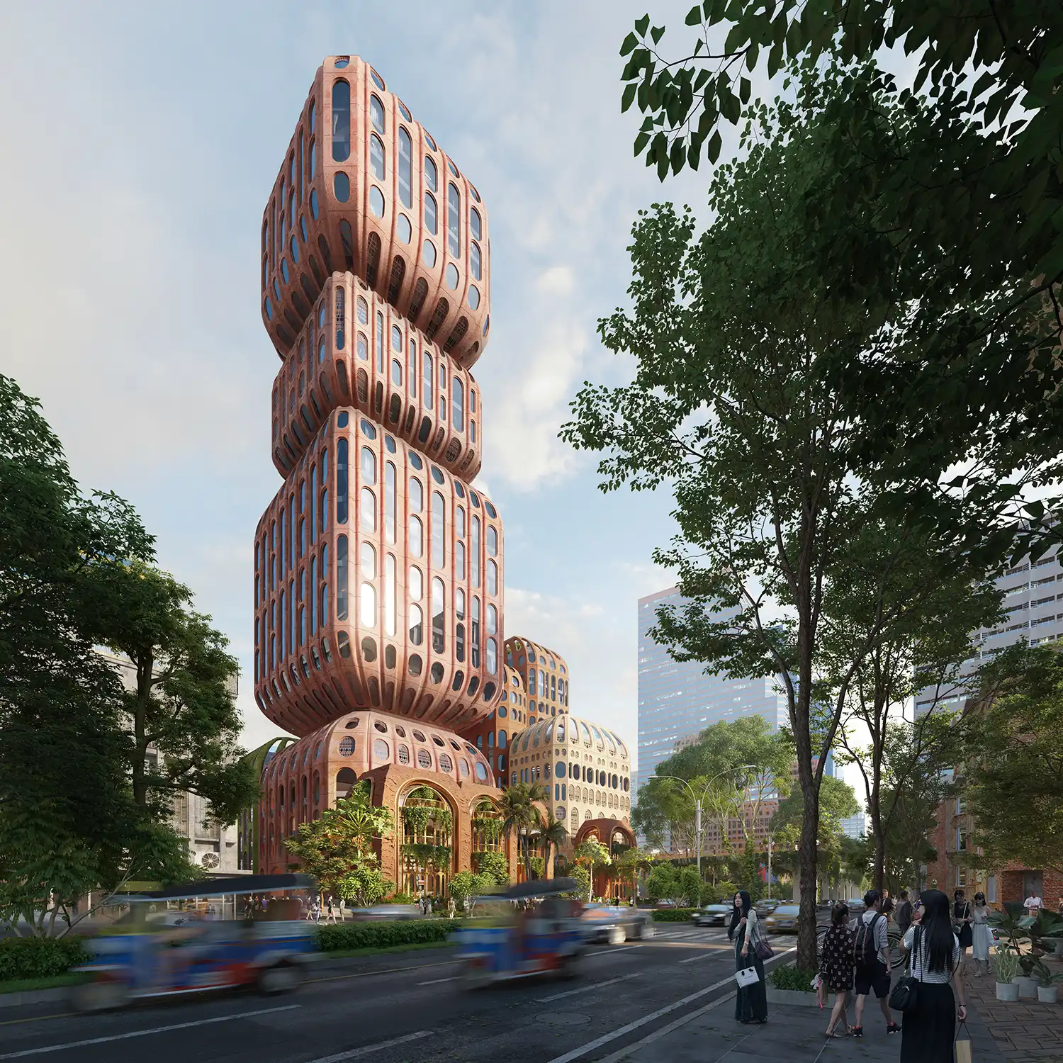 Heatherwick Studio Illuminates Bangkok with Debut Thai Project: Lantern-Inspired Hatai Quarter