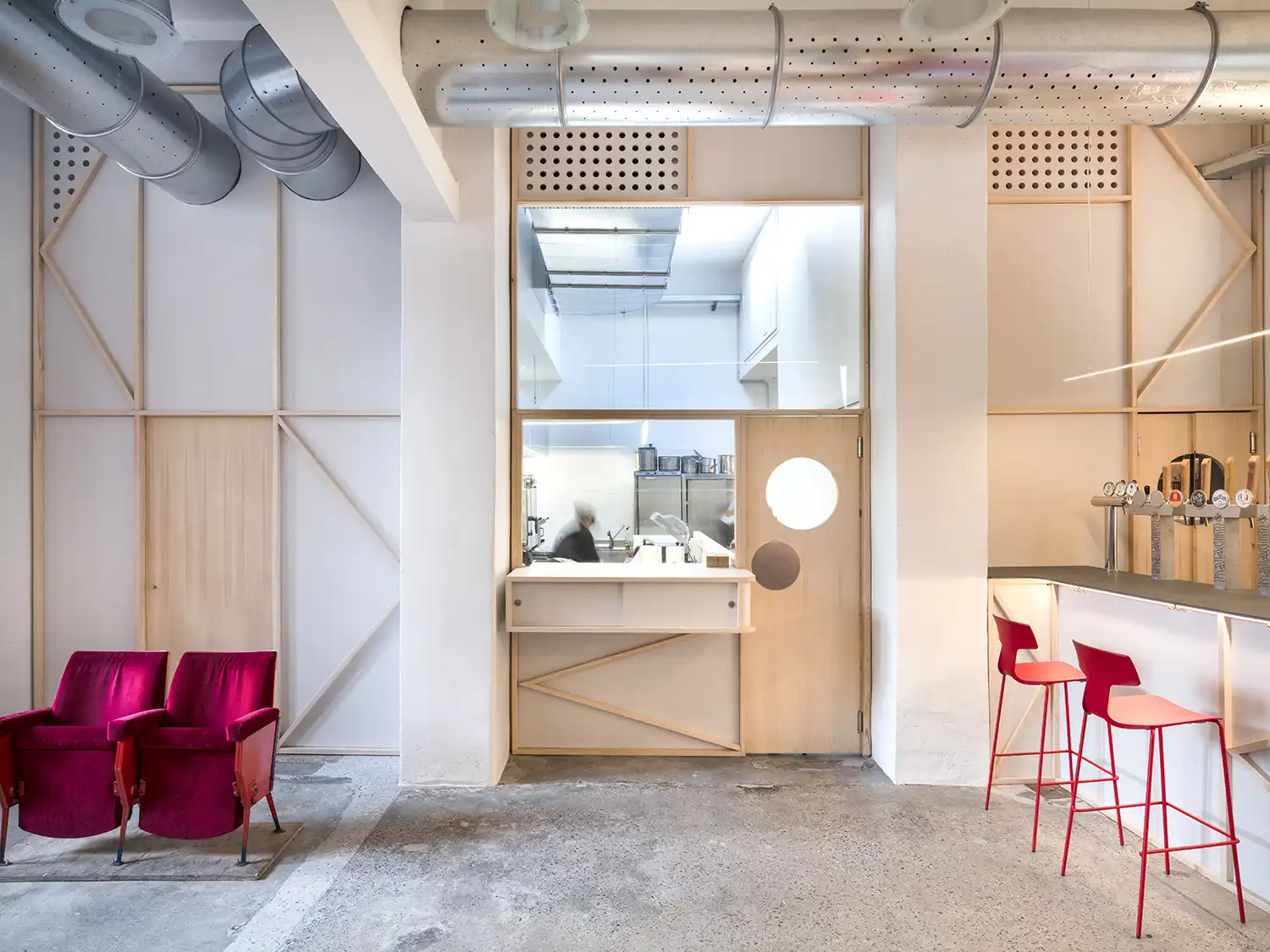 HUG Bistrot Milan: Chocolate Factory Reborn by Quinzii Terna Architecture