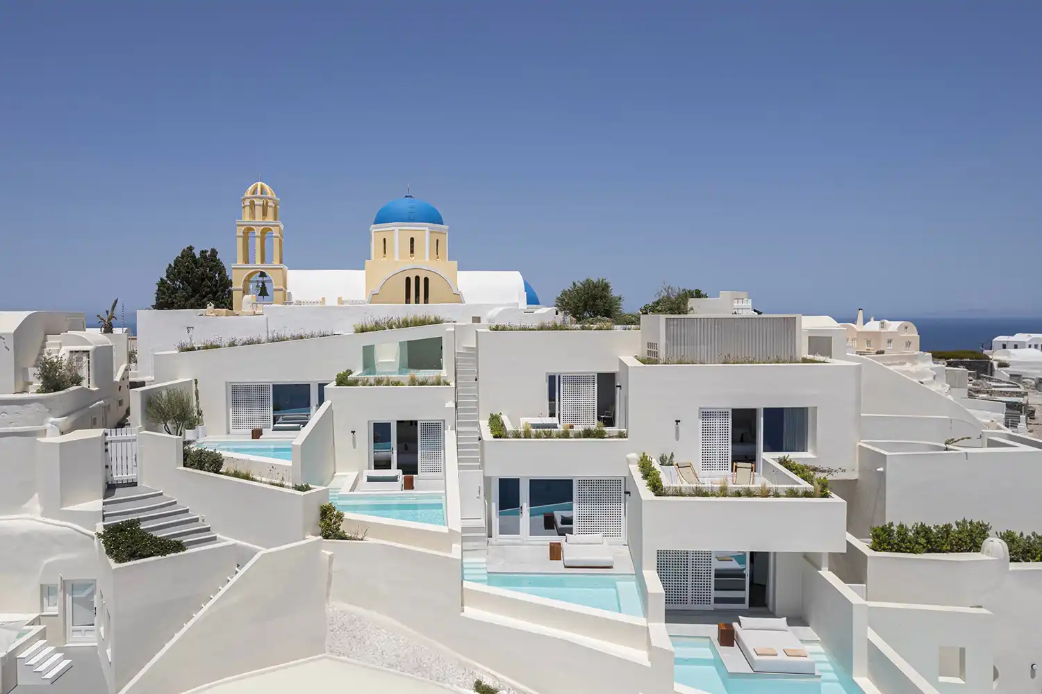 Sculpted Sanctuary: Kapsimalis Architects Redefine Caldera Living at Canaves Hotel Oia