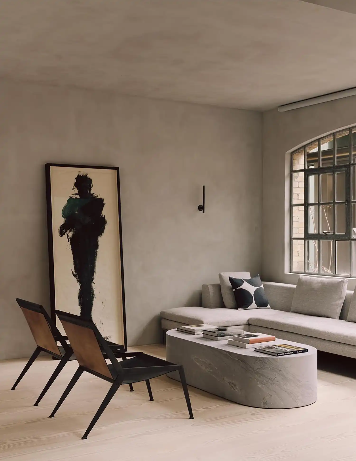 The Factory London: McLaren.Excell's Industrial Loft Conversion | Raw Concrete & Blackened Steel Design 