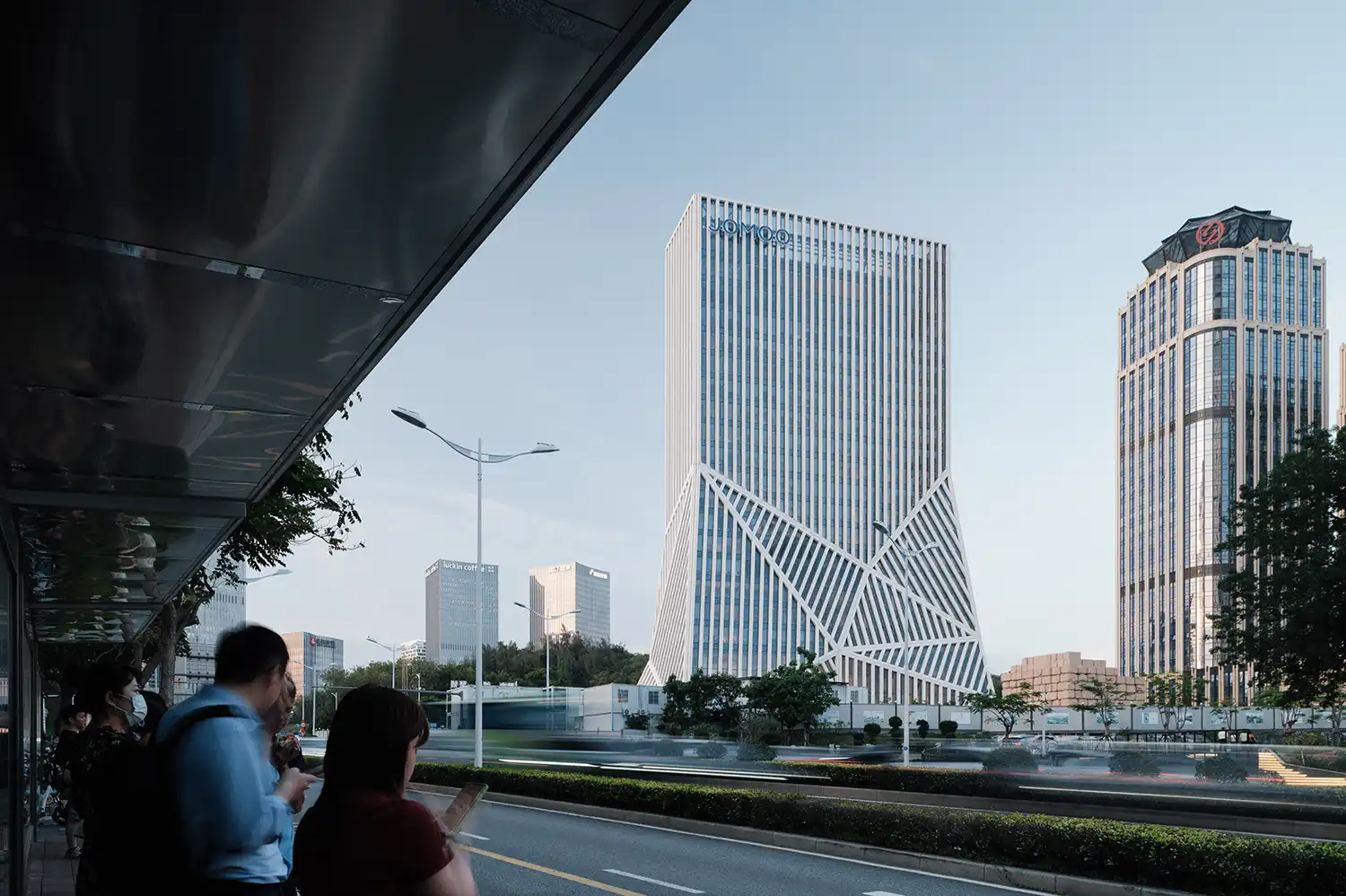 OMA Completes Sculptural JOMOO Headquarters as Ceramic-Inspired Landmark in Xiamen