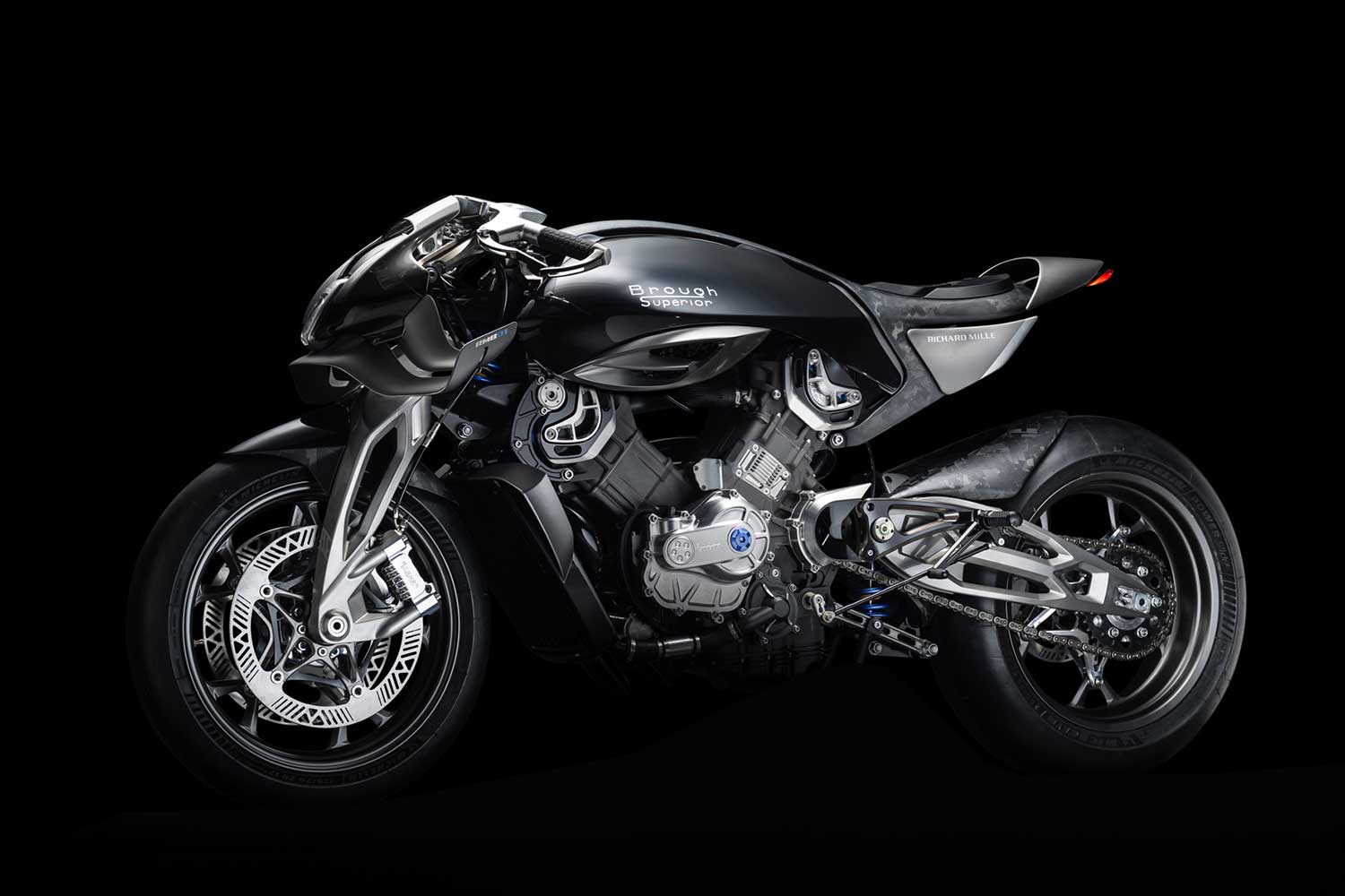 Richard Mille & Brough Superior RMB01: Limited Edition Carbon Fiber Motorcycle