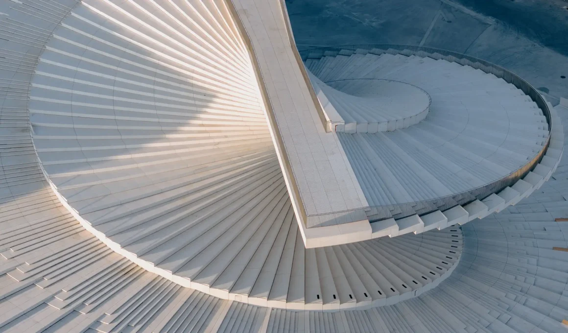 Shanghai Grand Opera House Unfurls: Snøhetta’s Spiral Staircase Takes Form Like an Unfolding Fan