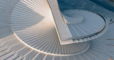 Shanghai Grand Opera House Unfurls: Snøhetta’s Spiral Staircase Takes Form Like an Unfolding Fan