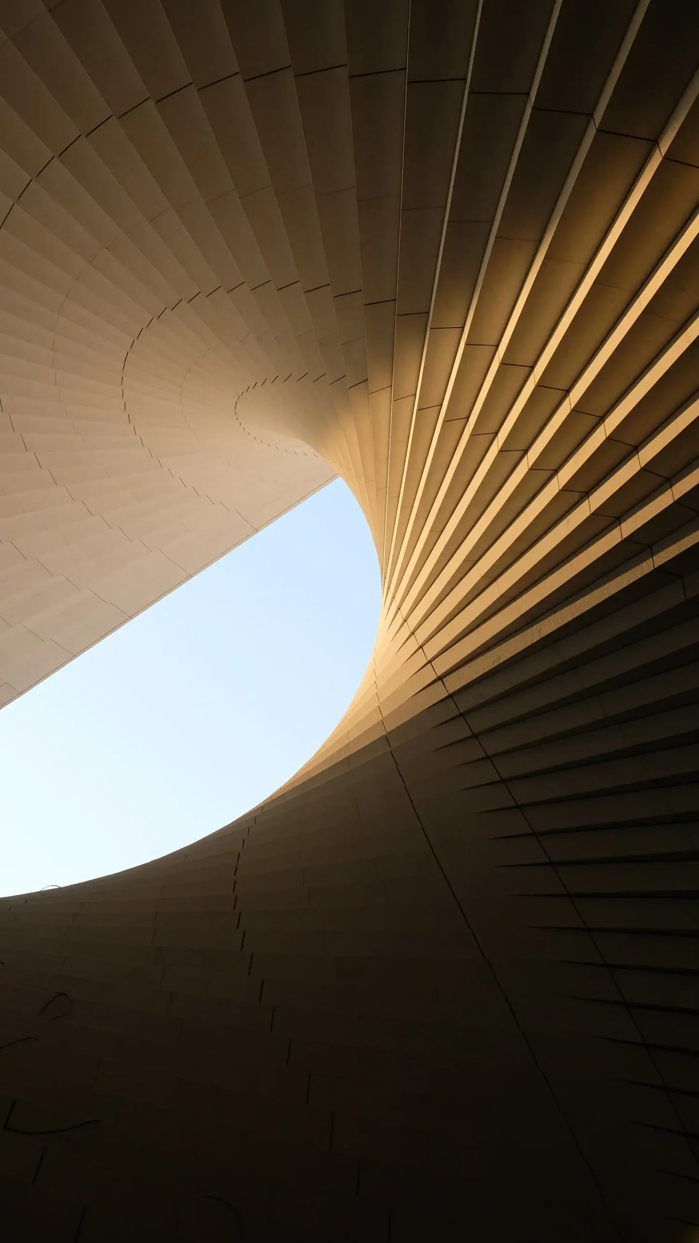 Shanghai Grand Opera House Unfurls: Snøhetta’s Spiral Staircase Takes Form Like an Unfolding Fan