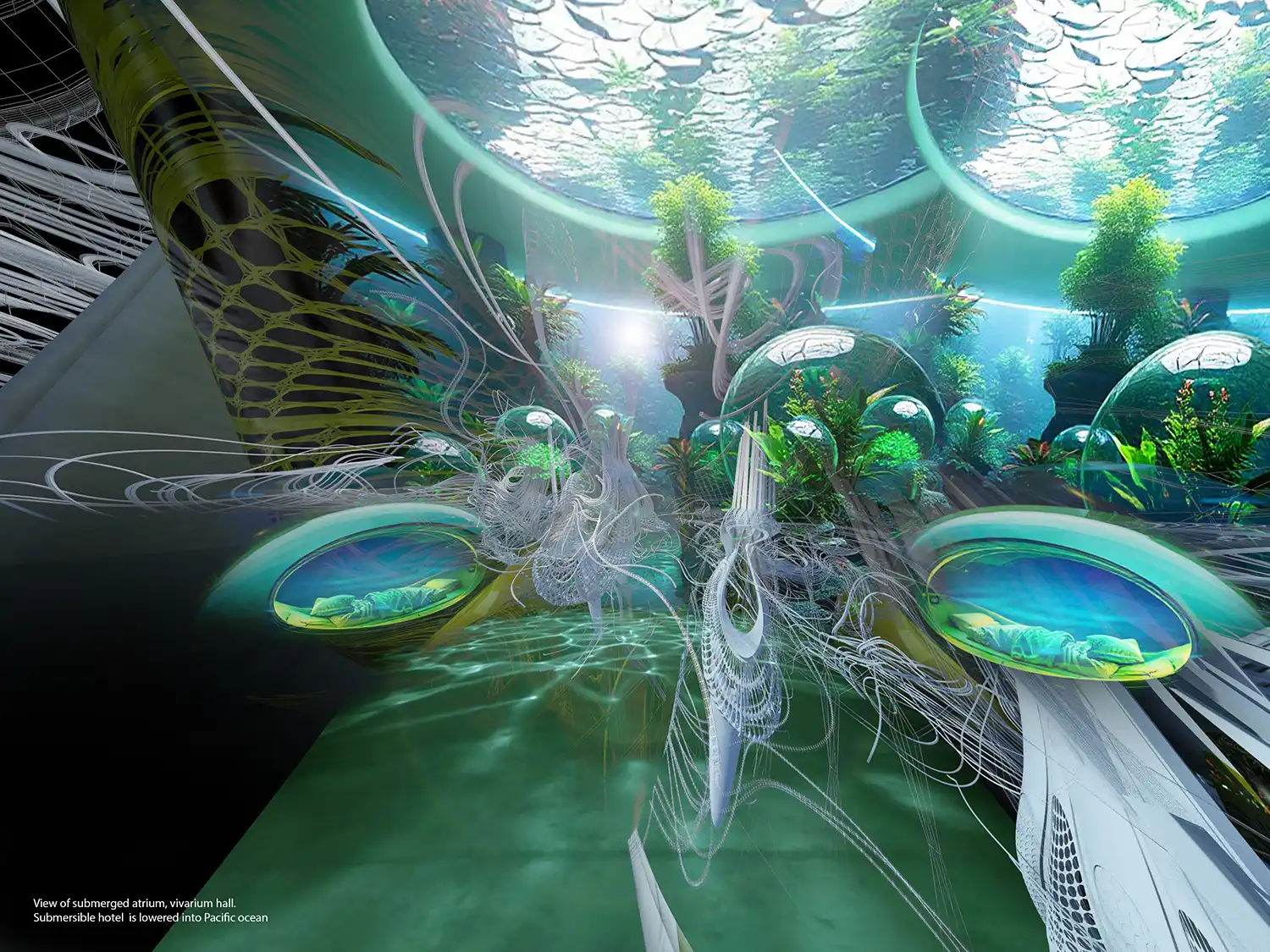 Tsunami-Submersible Emergency Hotel: Pacific Disaster-Resilient Architecture 