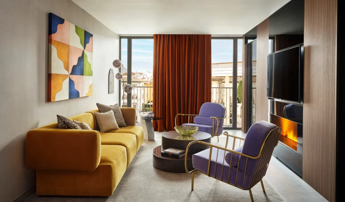 W Florence Hotel Reawakens Historic Grandeur with Avant-Garde Flair