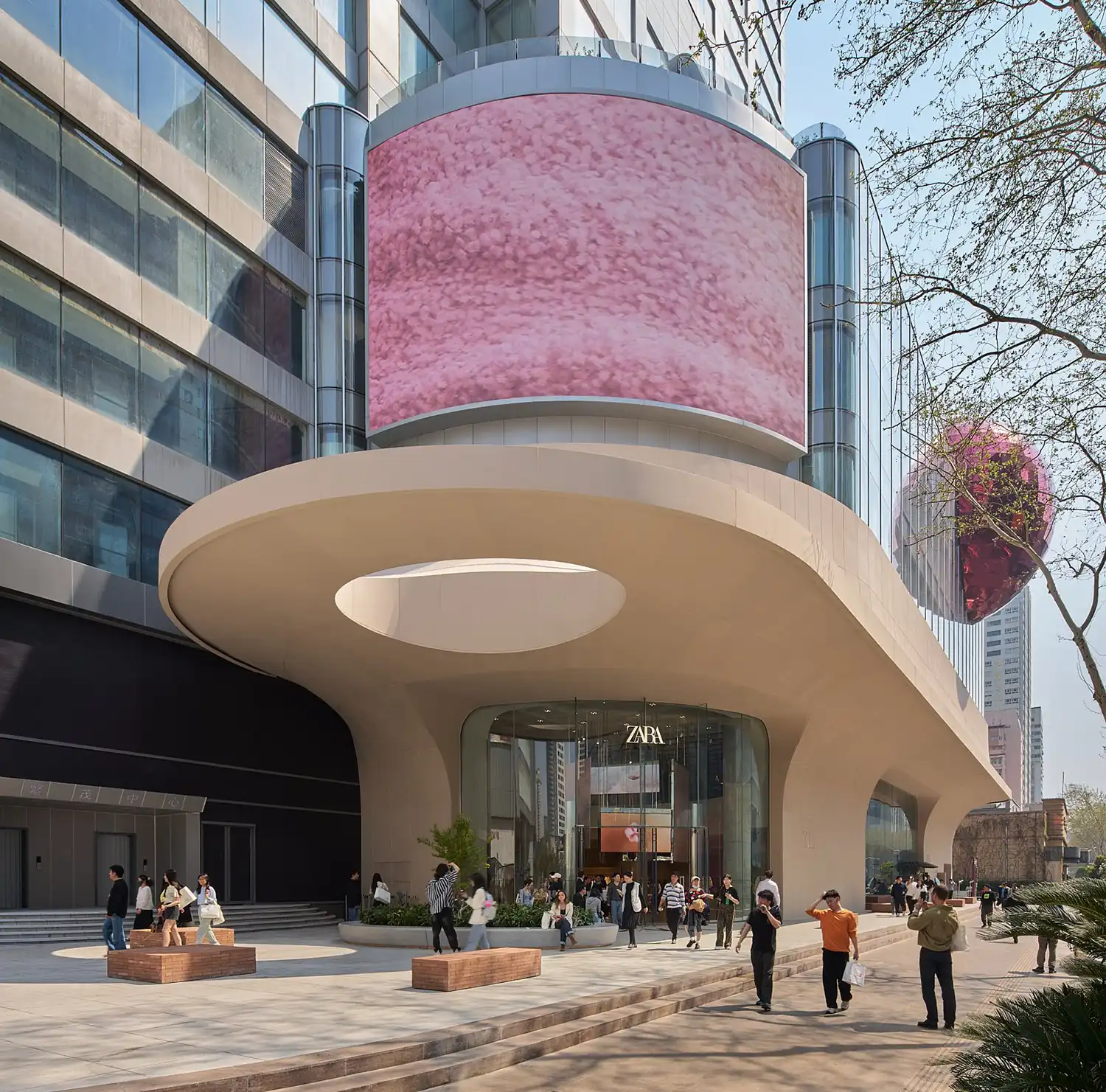 ZARA Nanjing Xinjiekou Flagship by AIM Architecture | Groundbreaking Retail Design