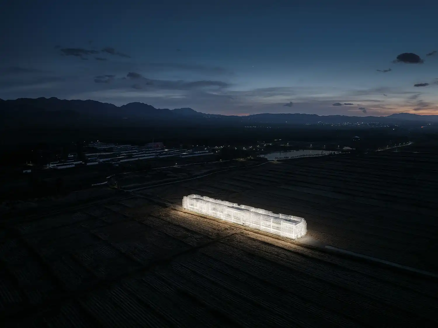 Zhangbei Mirage: Puri Lighting Transforms Concrete into Vessel of Light