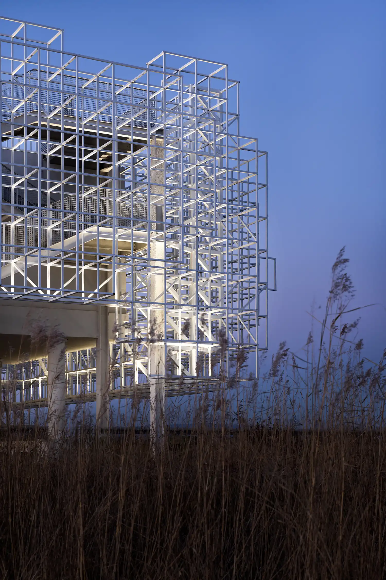 Zhangbei Mirage: Puri Lighting Transforms Concrete into Vessel of Light