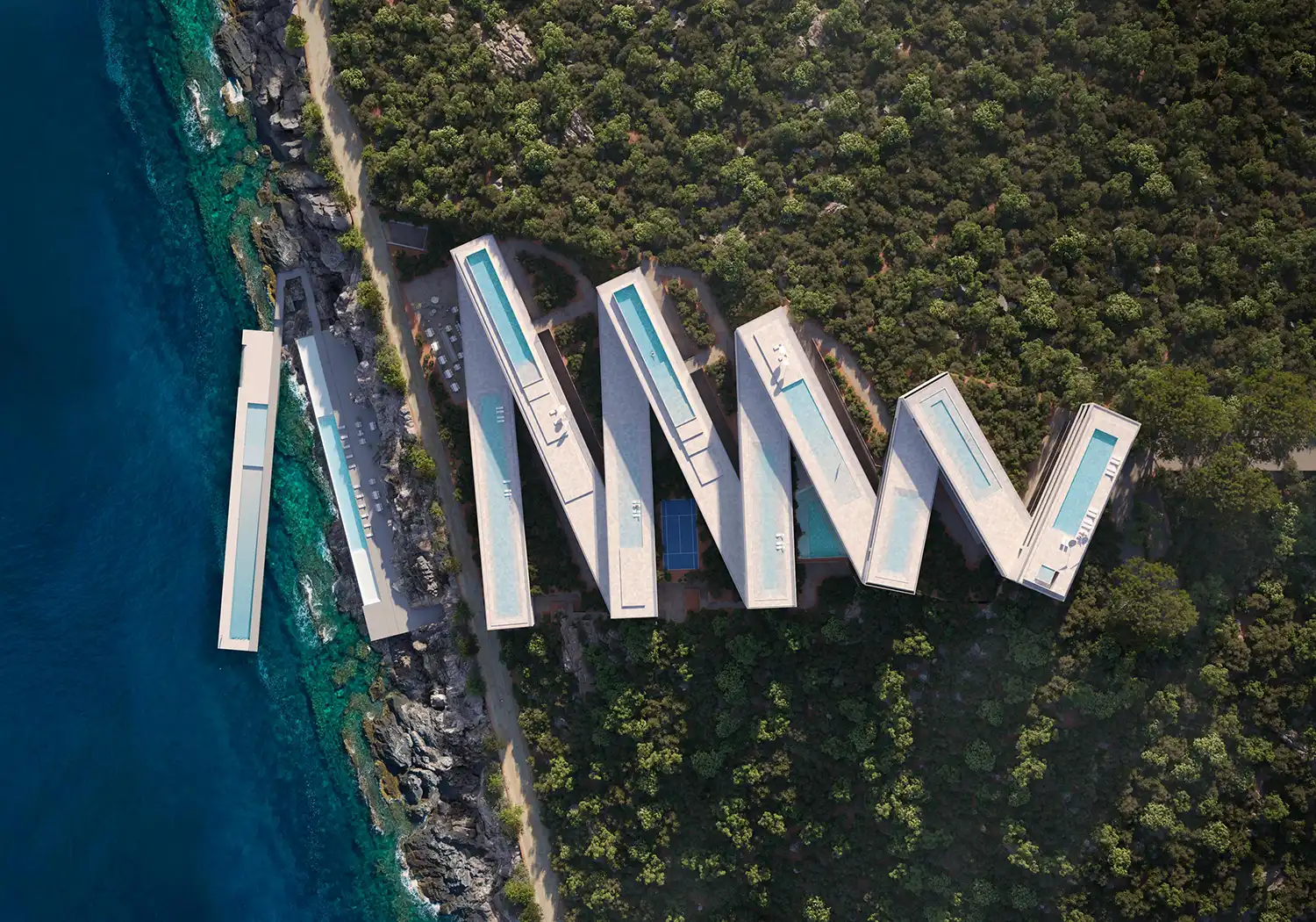 Nature Takes the Lead: JA Joubert Architecture Unveils Zig-Zag, a Sustainable Sanctuary on Albania's Dramatic Coast