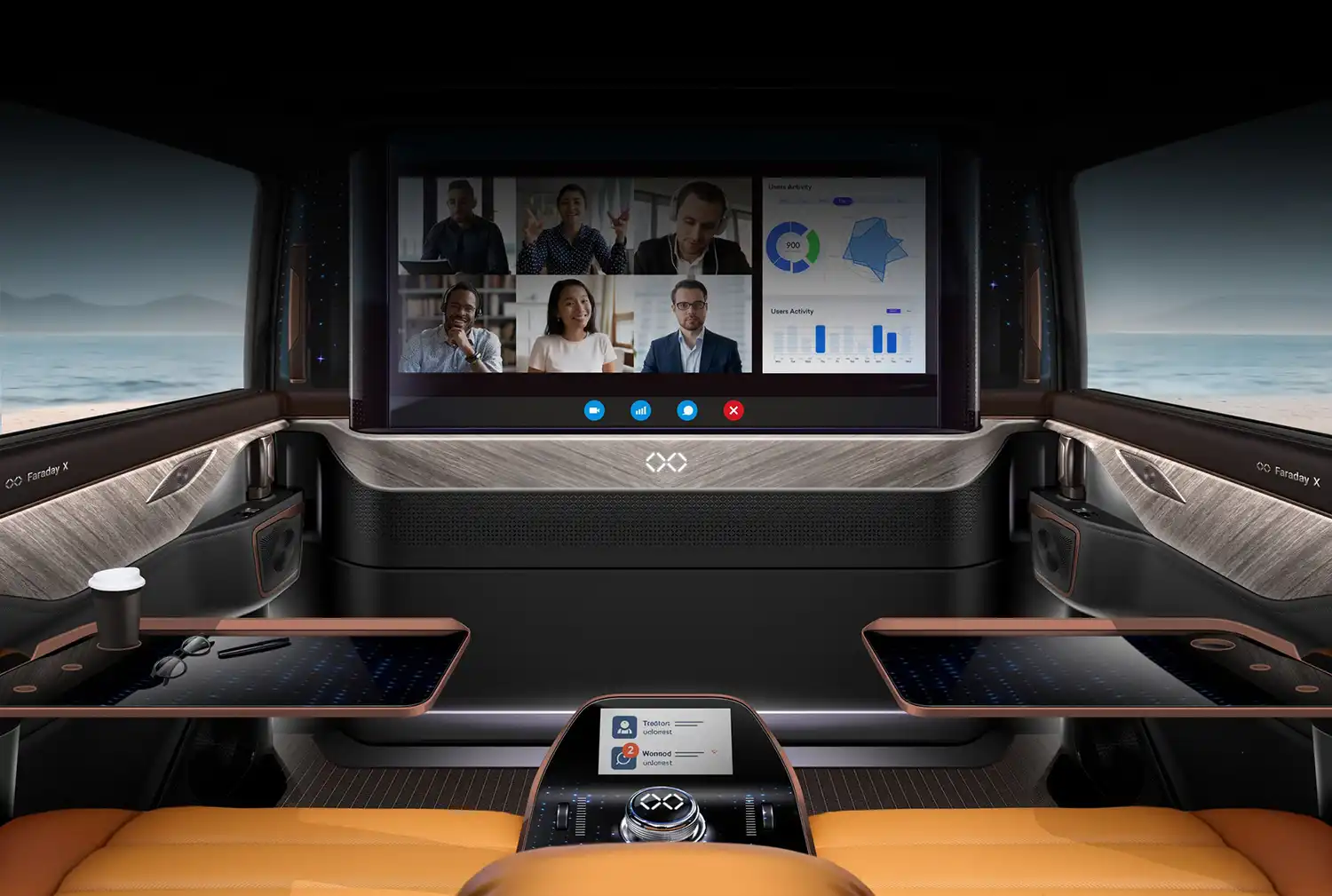 Faraday Future FX Super One: AI TechLuxury MPV w/ F.A.C.E. Display