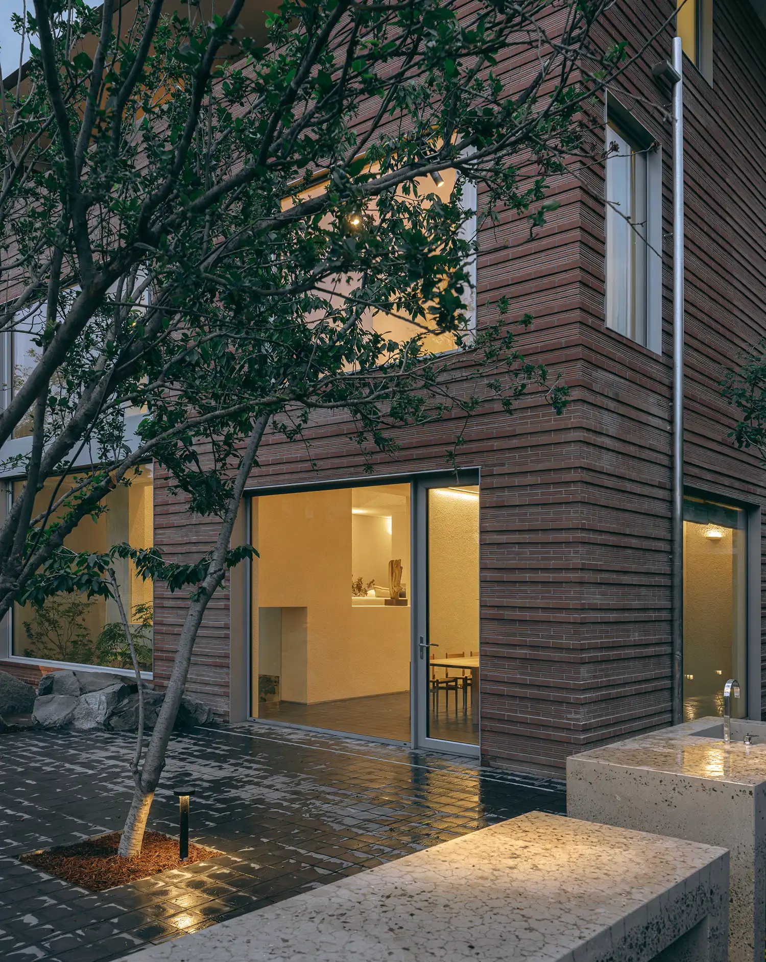 House J: Overlaid Gardens Luminous Sanctuary by Atelier About Architecture