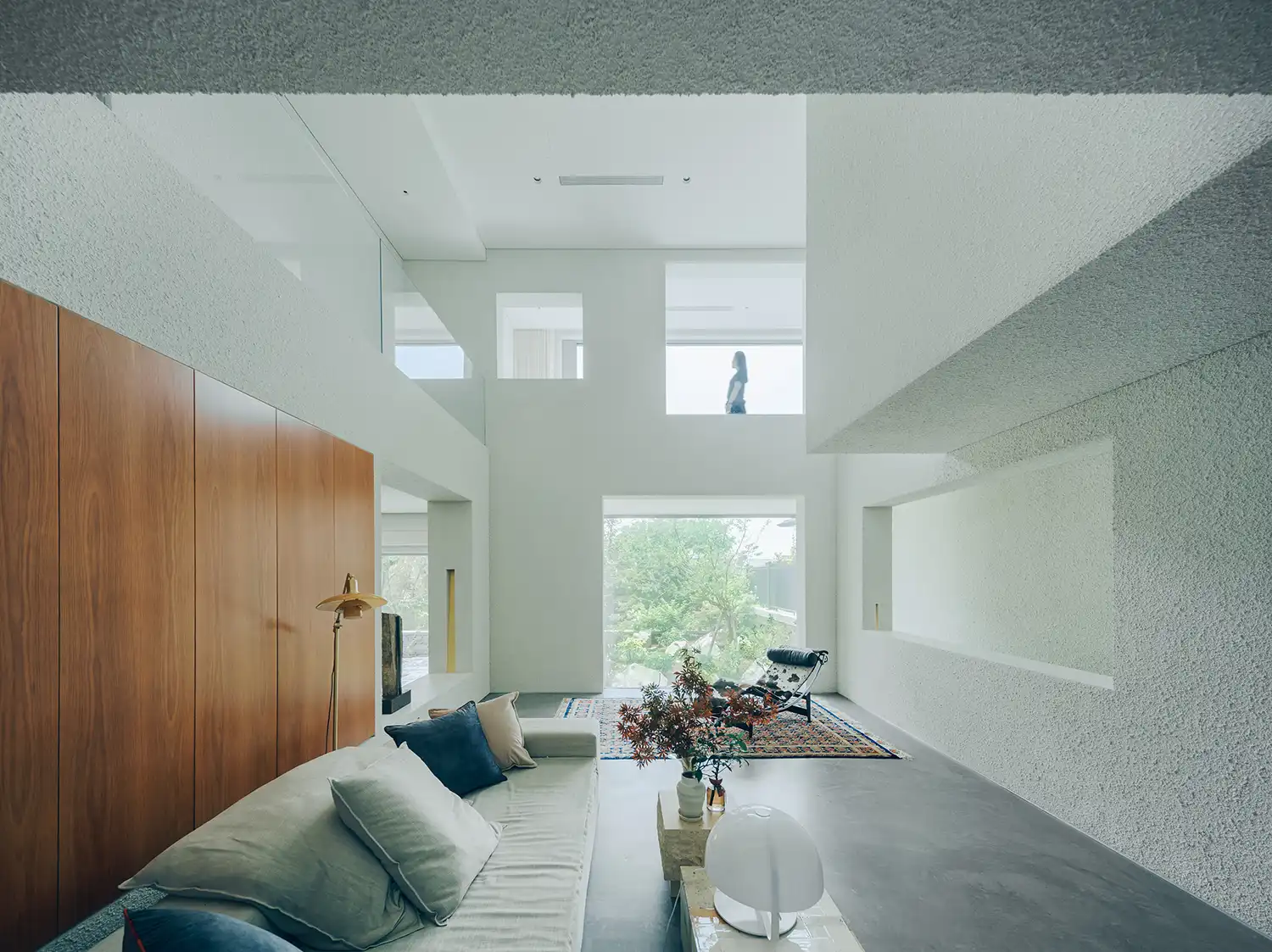 House J: Overlaid Gardens Luminous Sanctuary by Atelier About Architecture