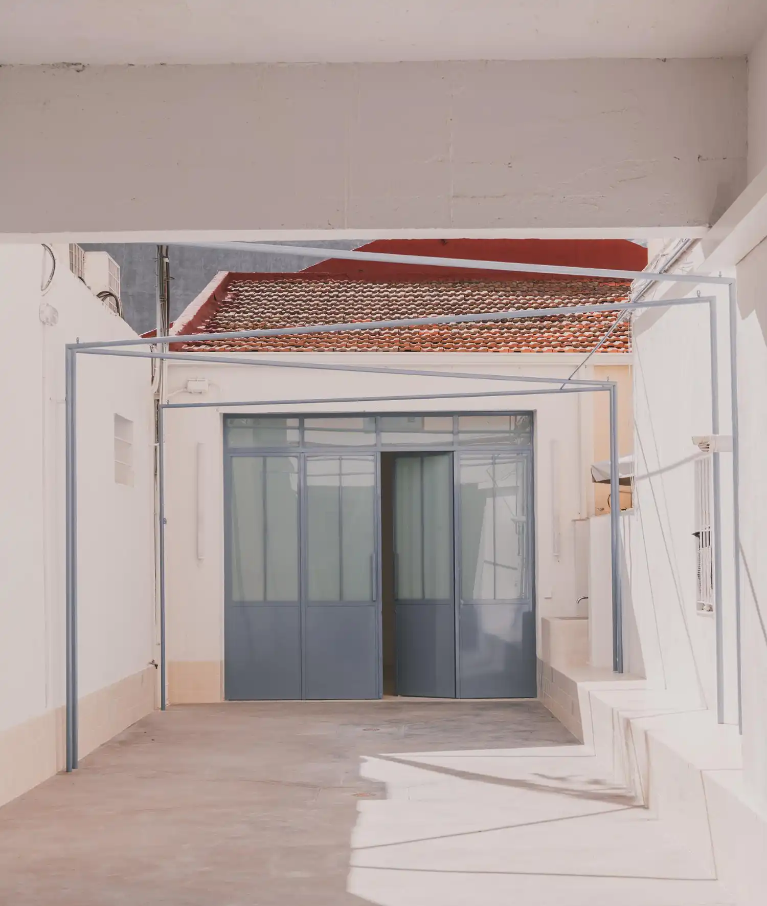 Nave Maravilla by Día Uno: Hidden Courtyard Art Studio | Madrid Warehouse Conversion