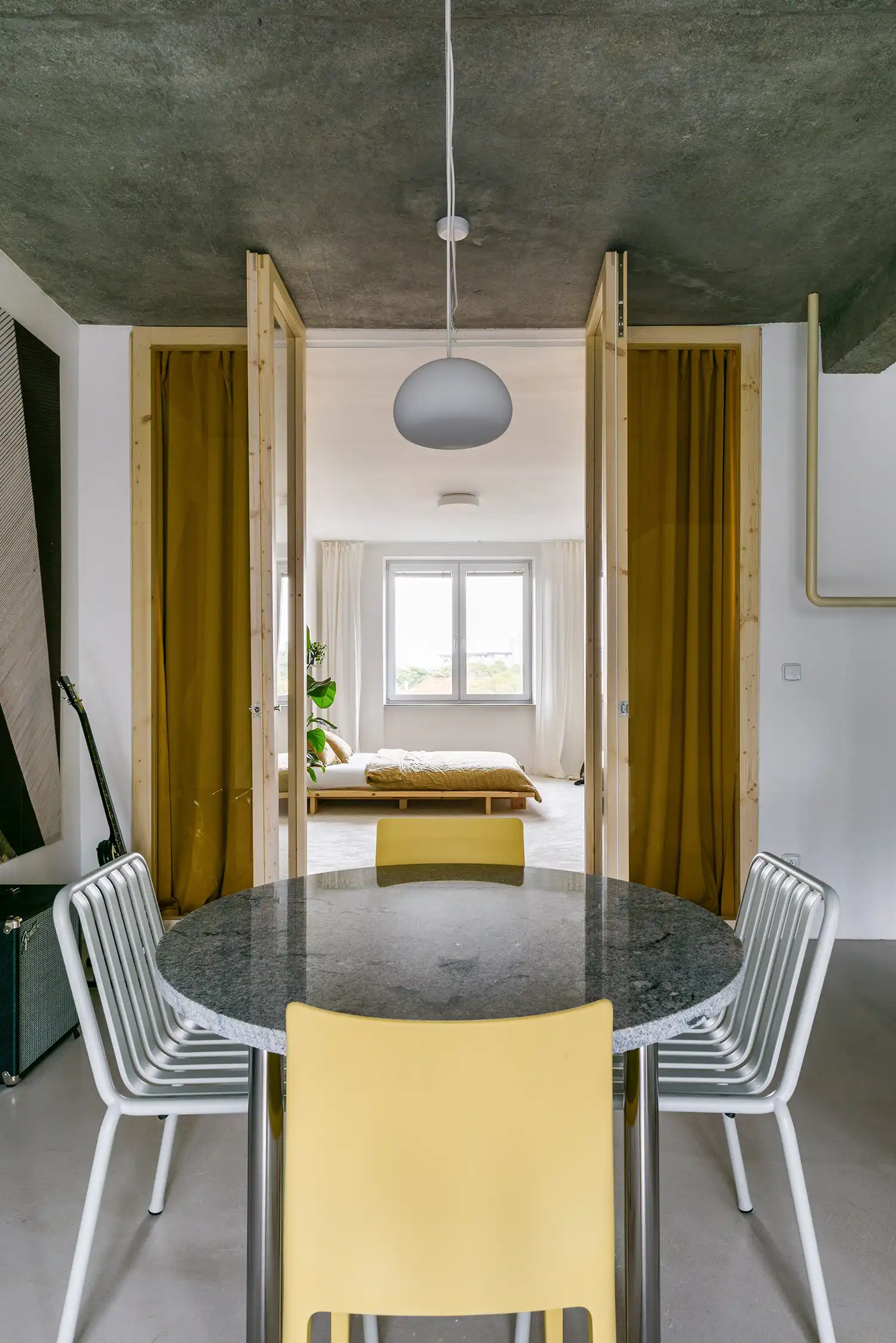 IO Apartment Renovation by Alan Prekop | Circular Aperture Design in Bratislava’s Historic 500 Flats