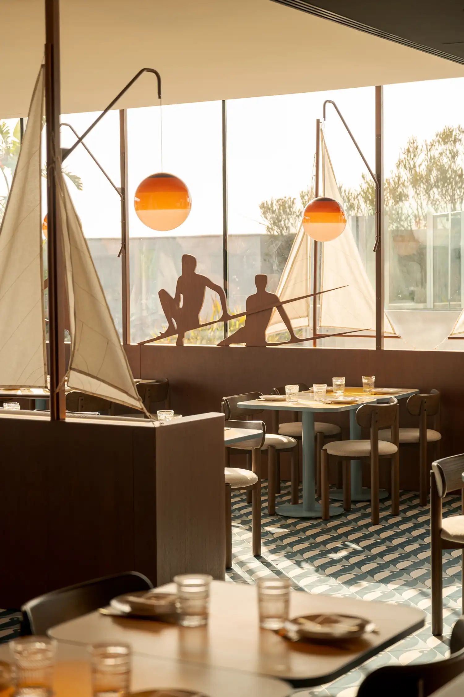 El Mar Restaurant Lisbon by Cateto Cateto | Maritime Interior Design