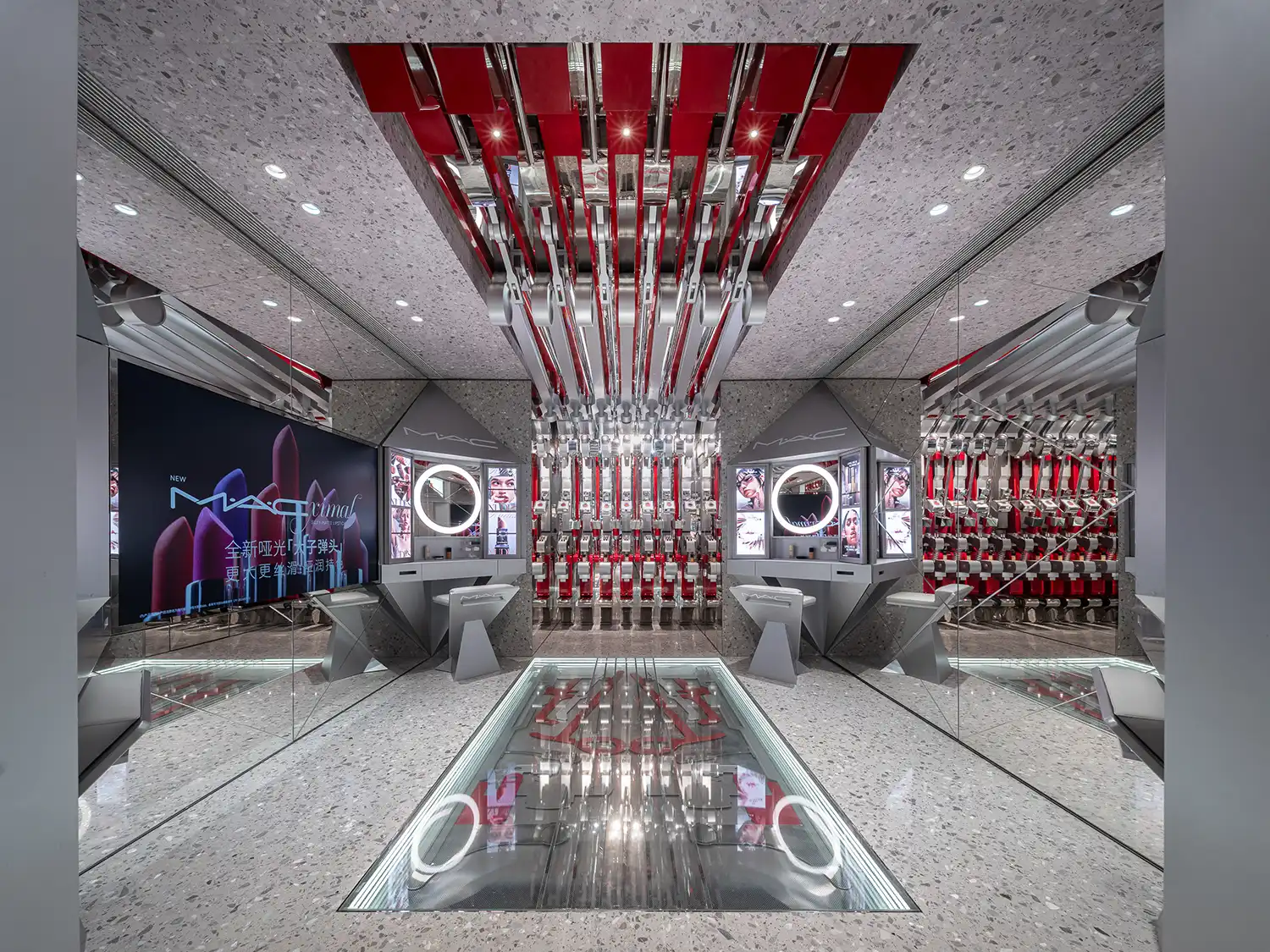 M·A·C ART CHAMBER by X+Living: Piano-Deconstructed Flagship Store